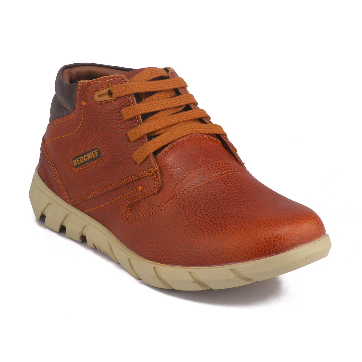 Red Chief Tan Derby Casual Shoes for Men RC30013 006 - Image 6
