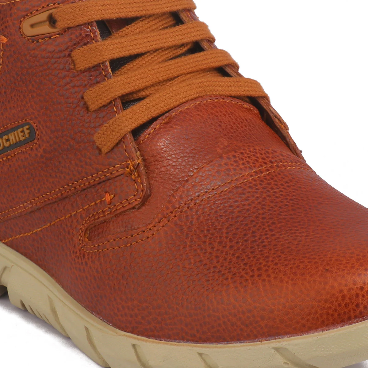 Red Chief Tan Derby Casual Shoes for Men RC30013 006 - Image 7