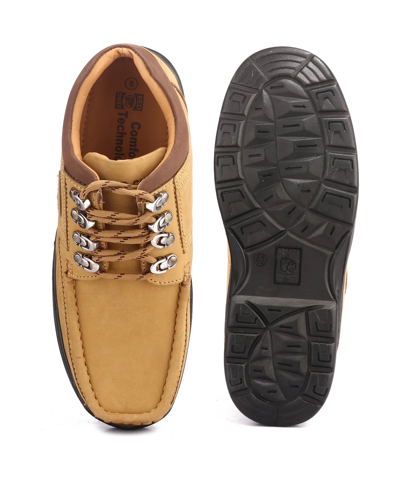 Red Chief Camel Derby Casual Shoes for Men RCA1200 004 - Image 7
