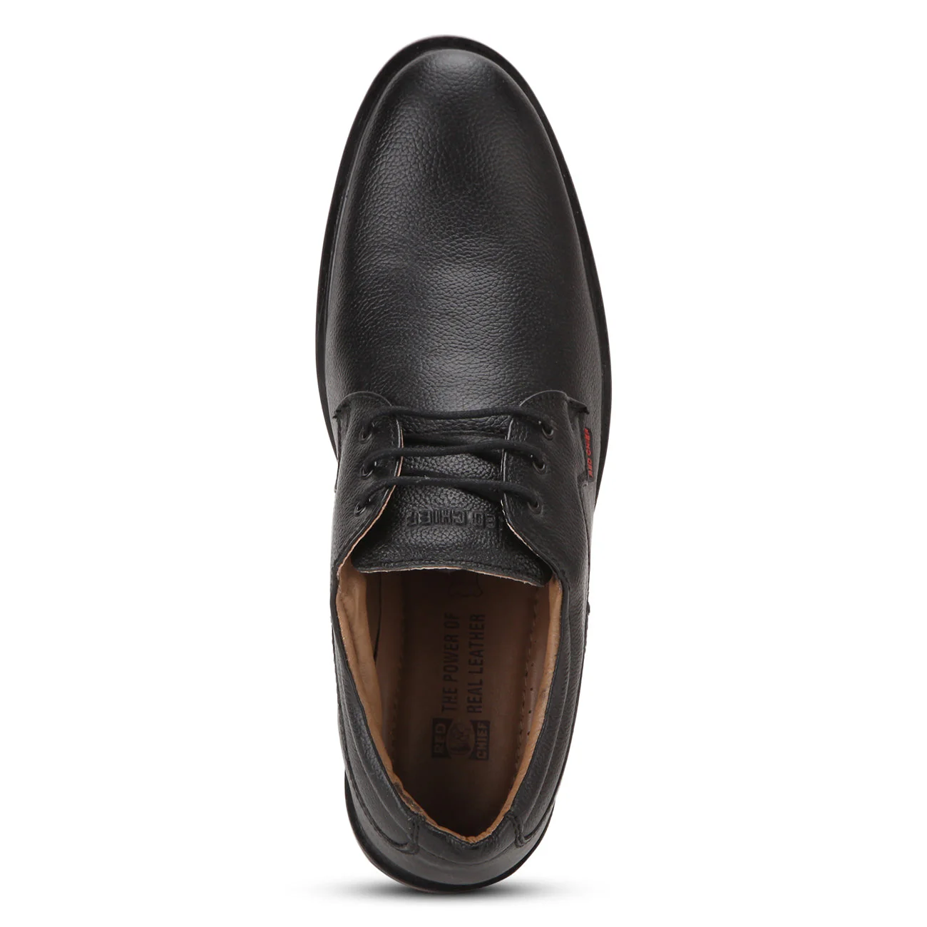 Red Chief Black formal Derby shoes for Men RCA2282 001 - Image 3