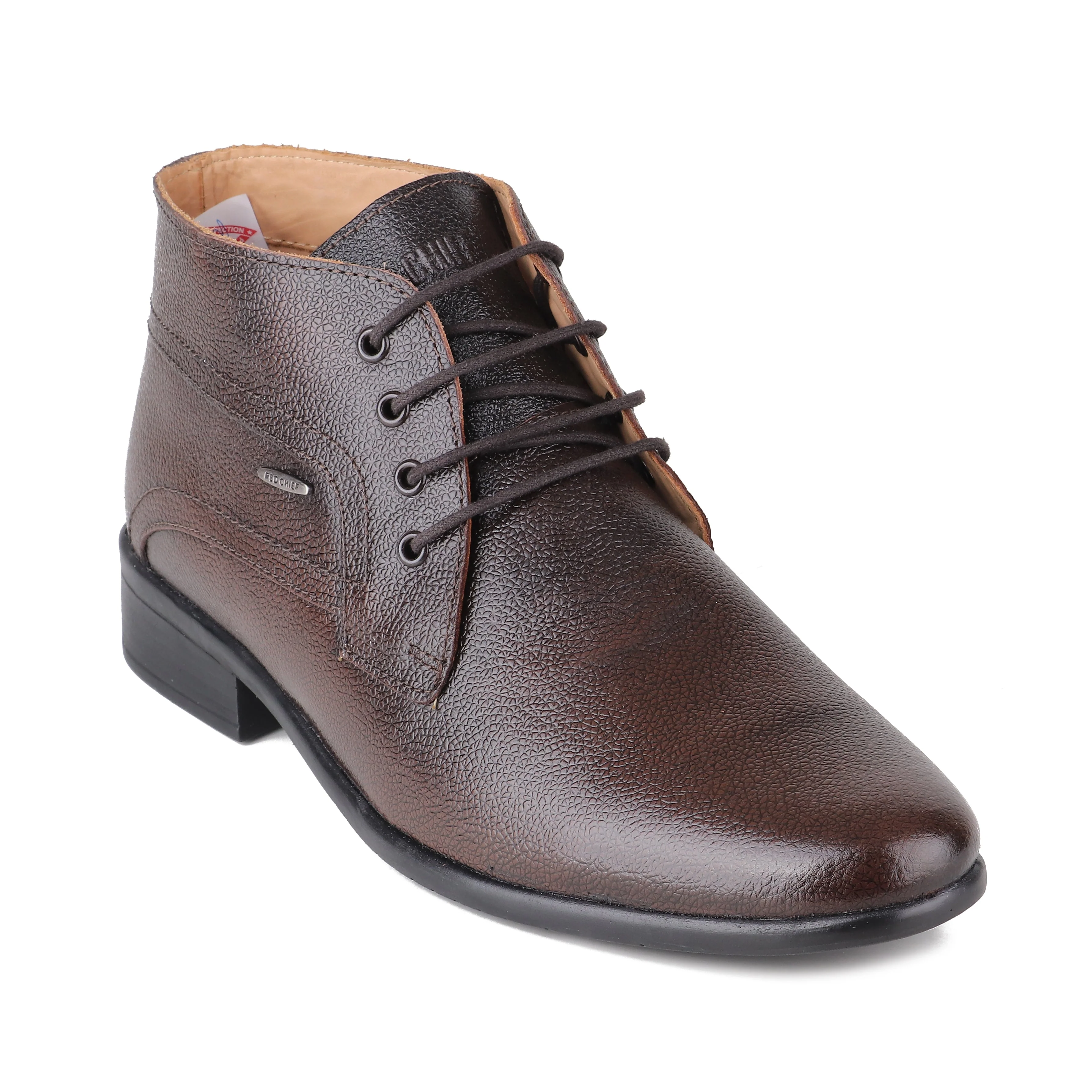 Red Chief Brown formal Derby shoes for Men RCA2381 003 - Image 6