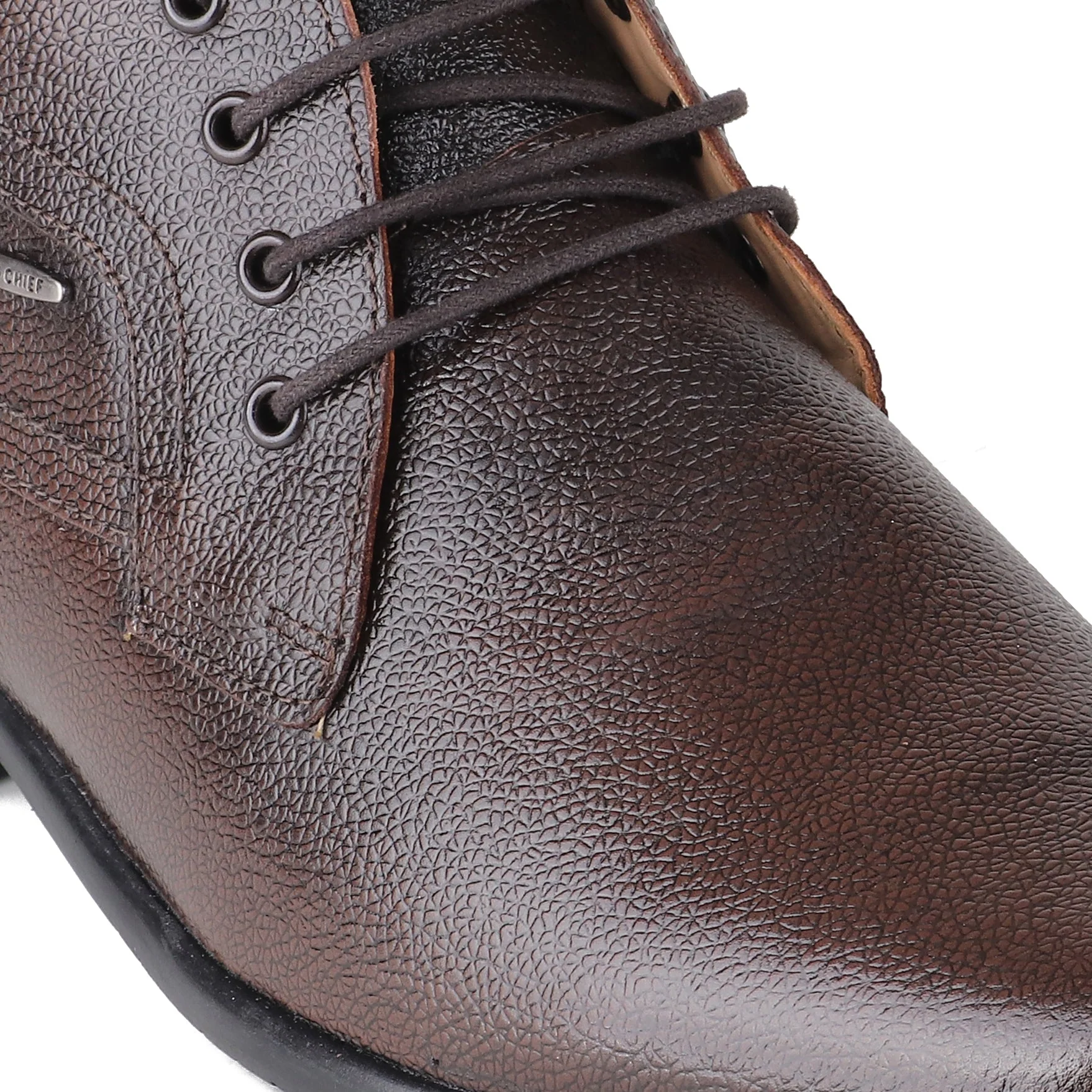 Red Chief Brown formal Derby shoes for Men RCA2381 003 - Image 7