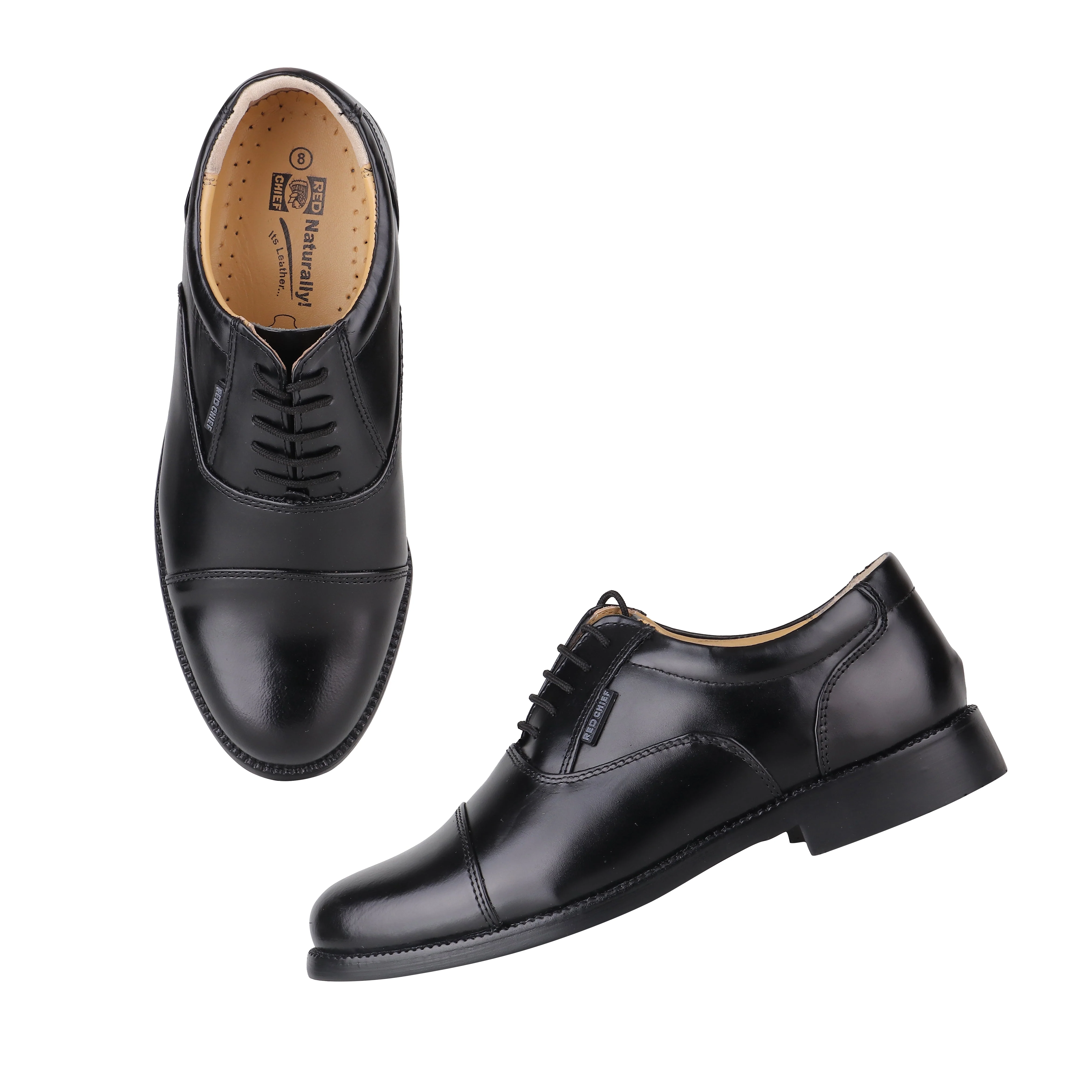Red Chief Black Formal Shoes for Men RC0959L 001 - Image 3