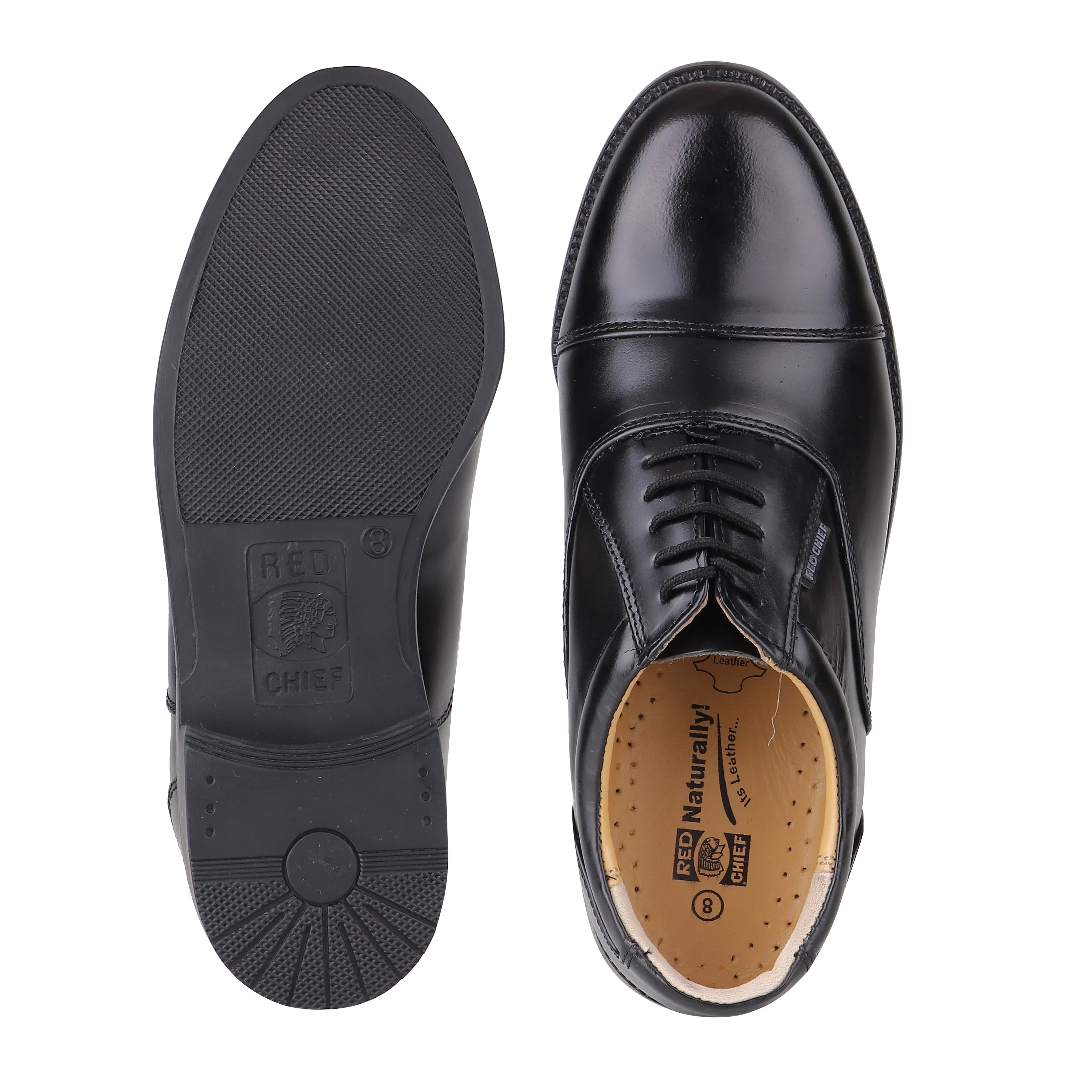 Red Chief Black Formal Shoes for Men RC0959L 001 - Image 8