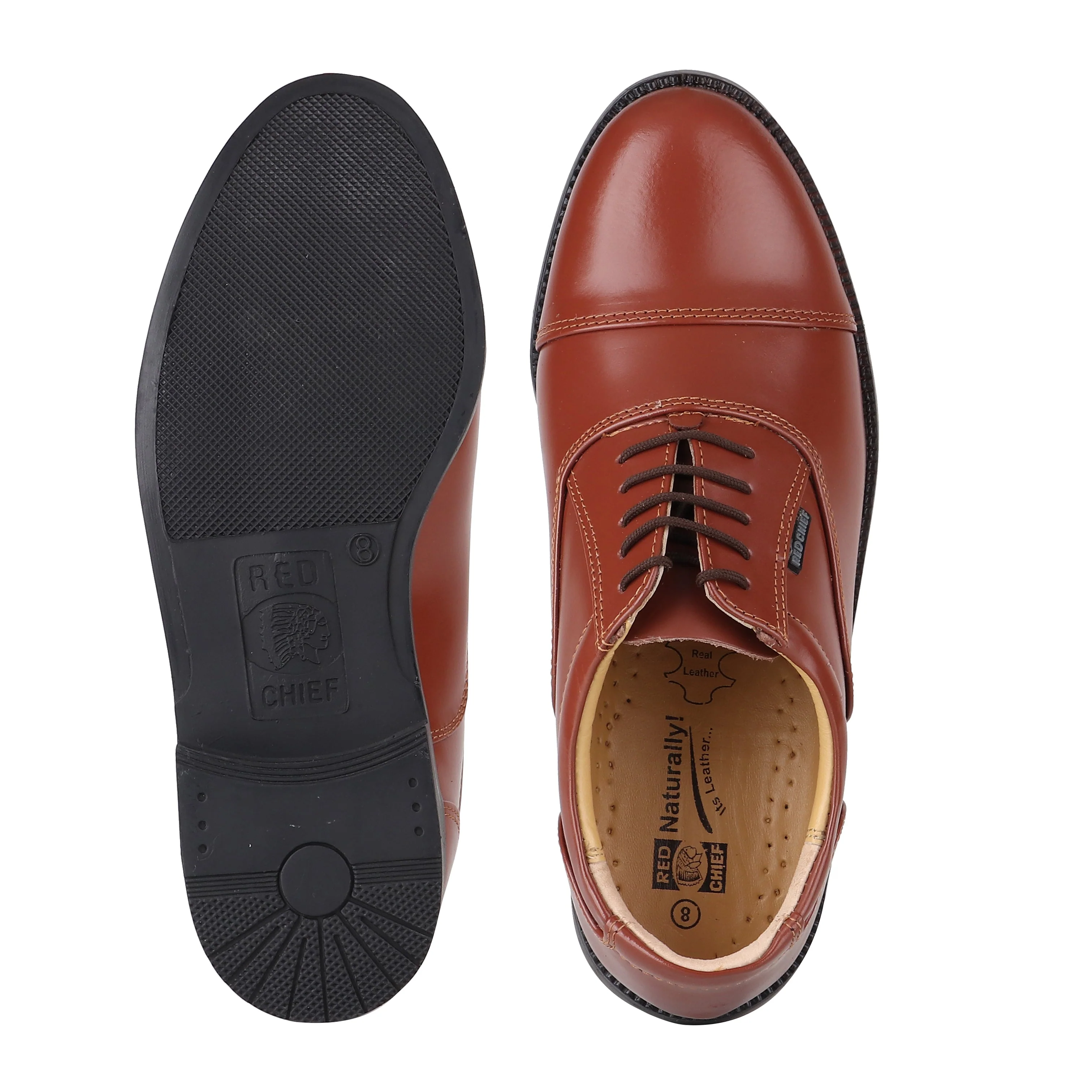 Red Chief Tan Formal Shoes for Men RC0959L 006 - Image 9