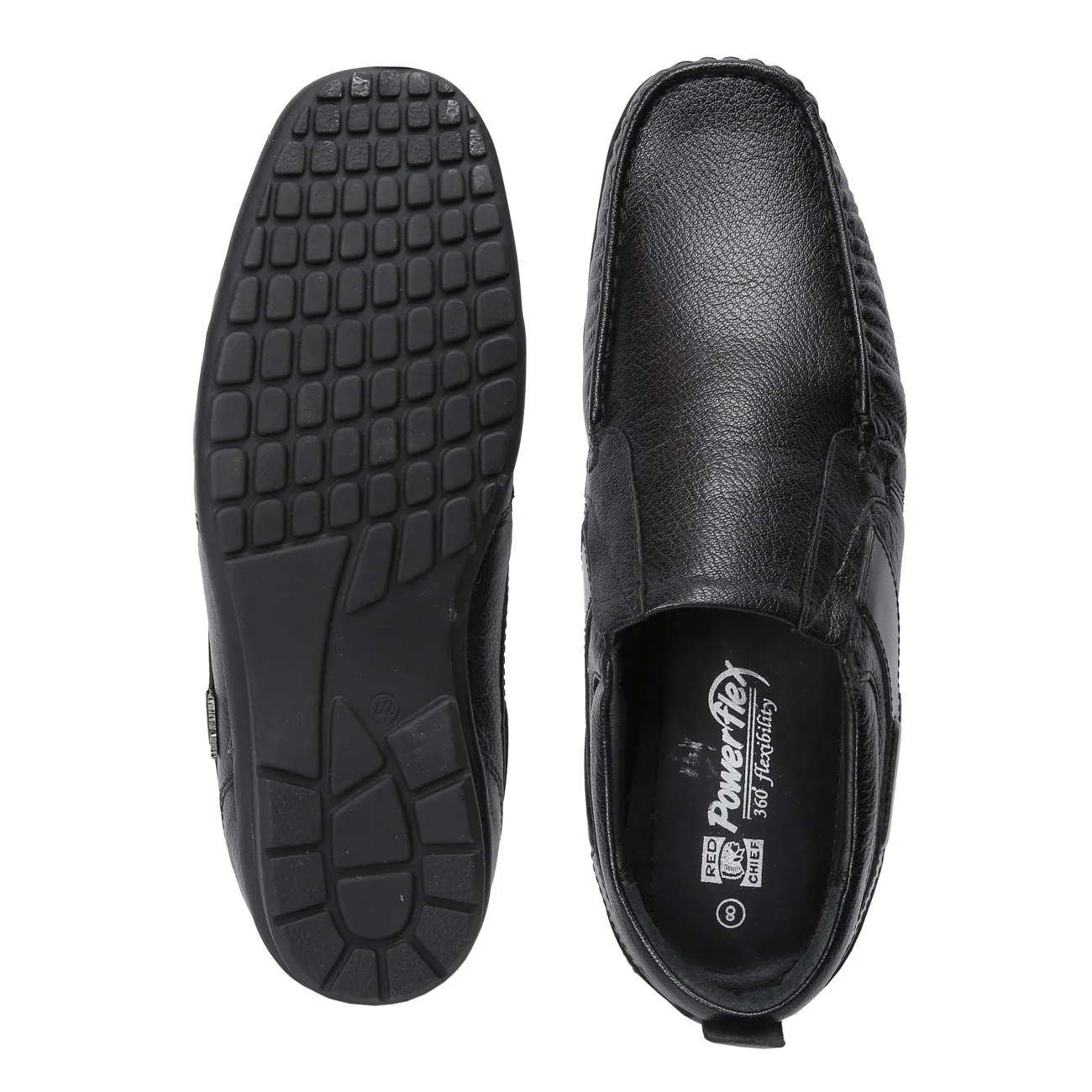 Red Chief Black Formal Shoes for Men RC1188 001 - Image 5