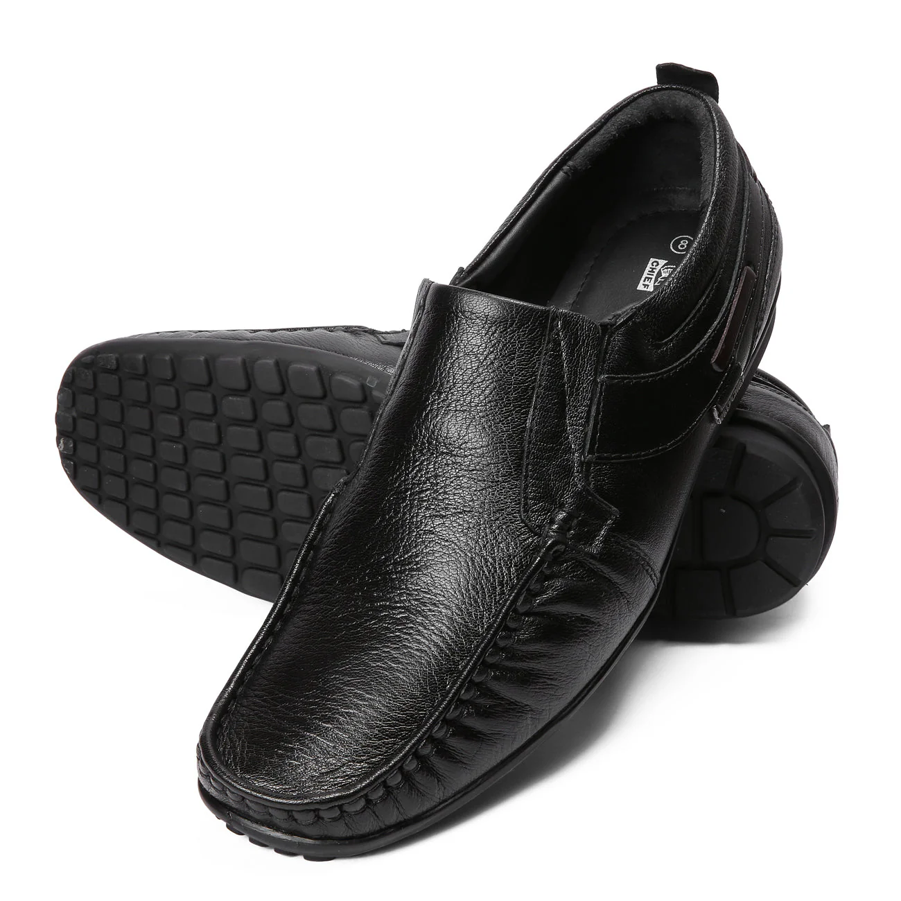 Red Chief Black Formal Shoes for Men RC1188 001 - Image 9