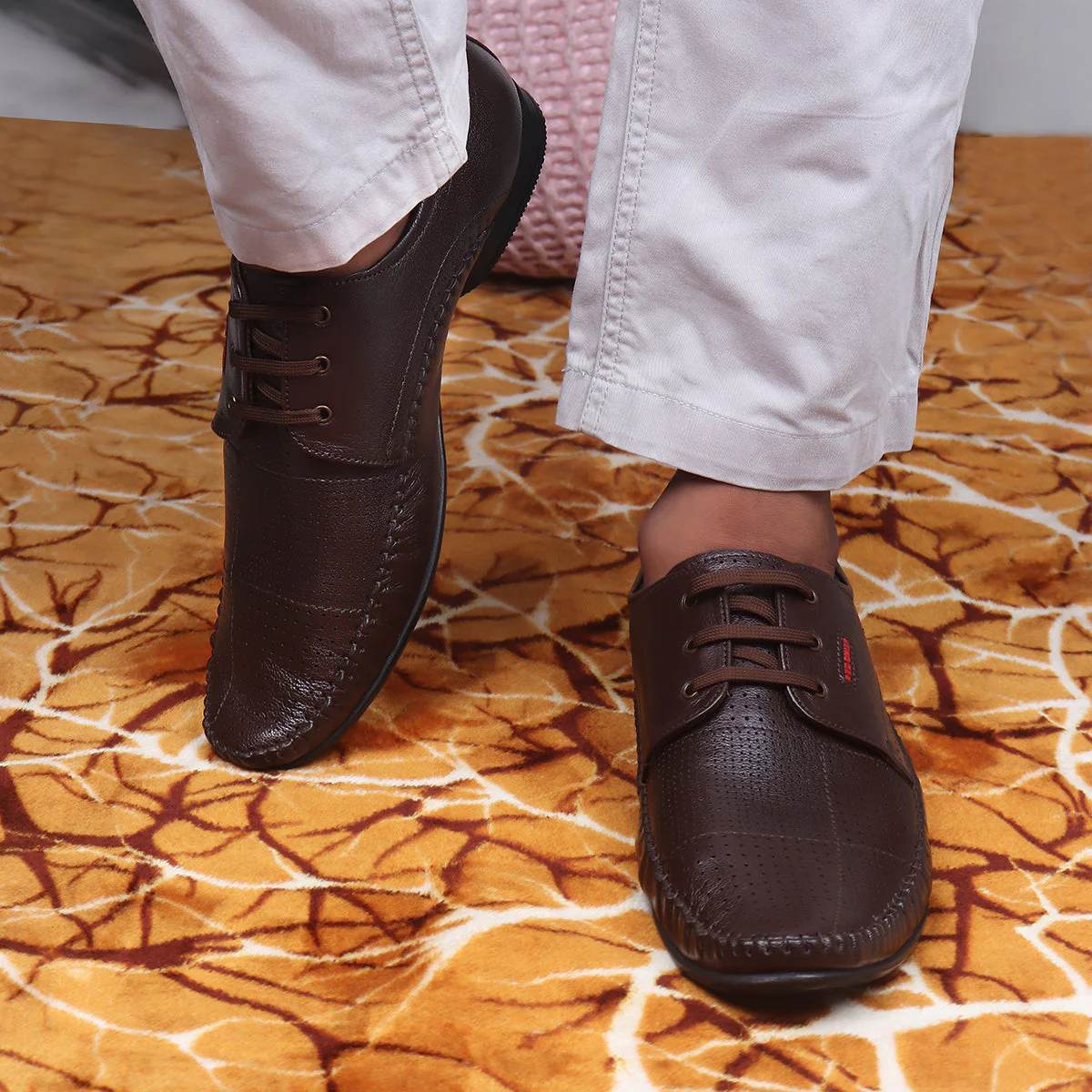 Red Chief Brown Formal Shoes for Men RC1340A 003 - Image 9