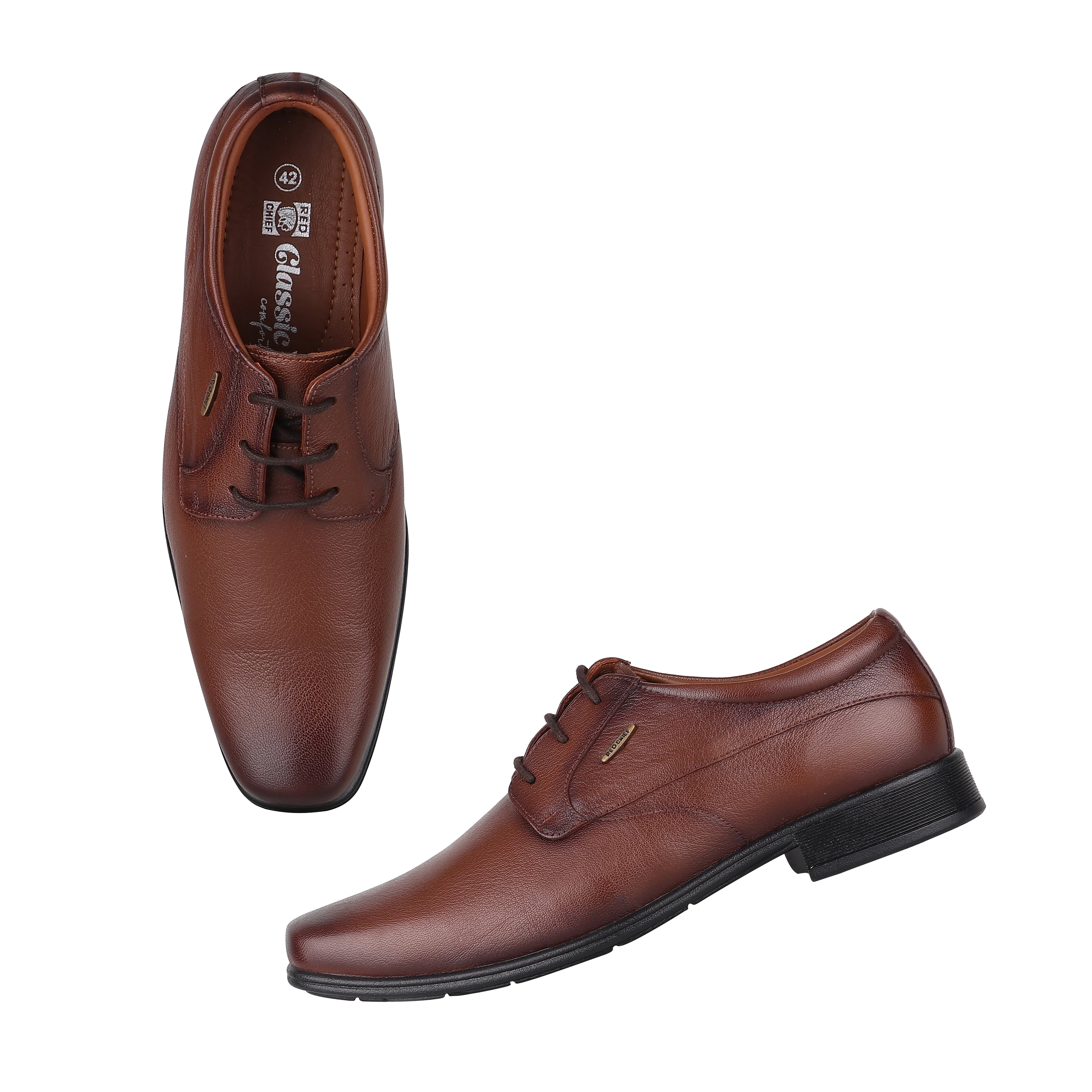 Red Chief Tan Formal Shoes for Men RC1998FS 006 - Image 3