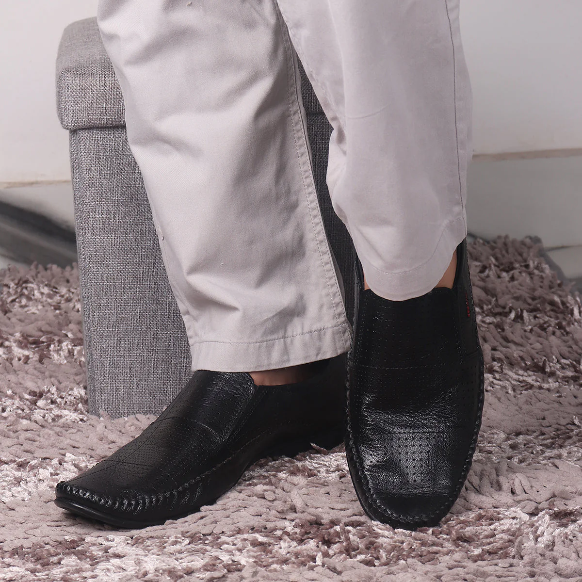 Red Chief Black Formal Shoes for Men RC3420 001 - Image 9