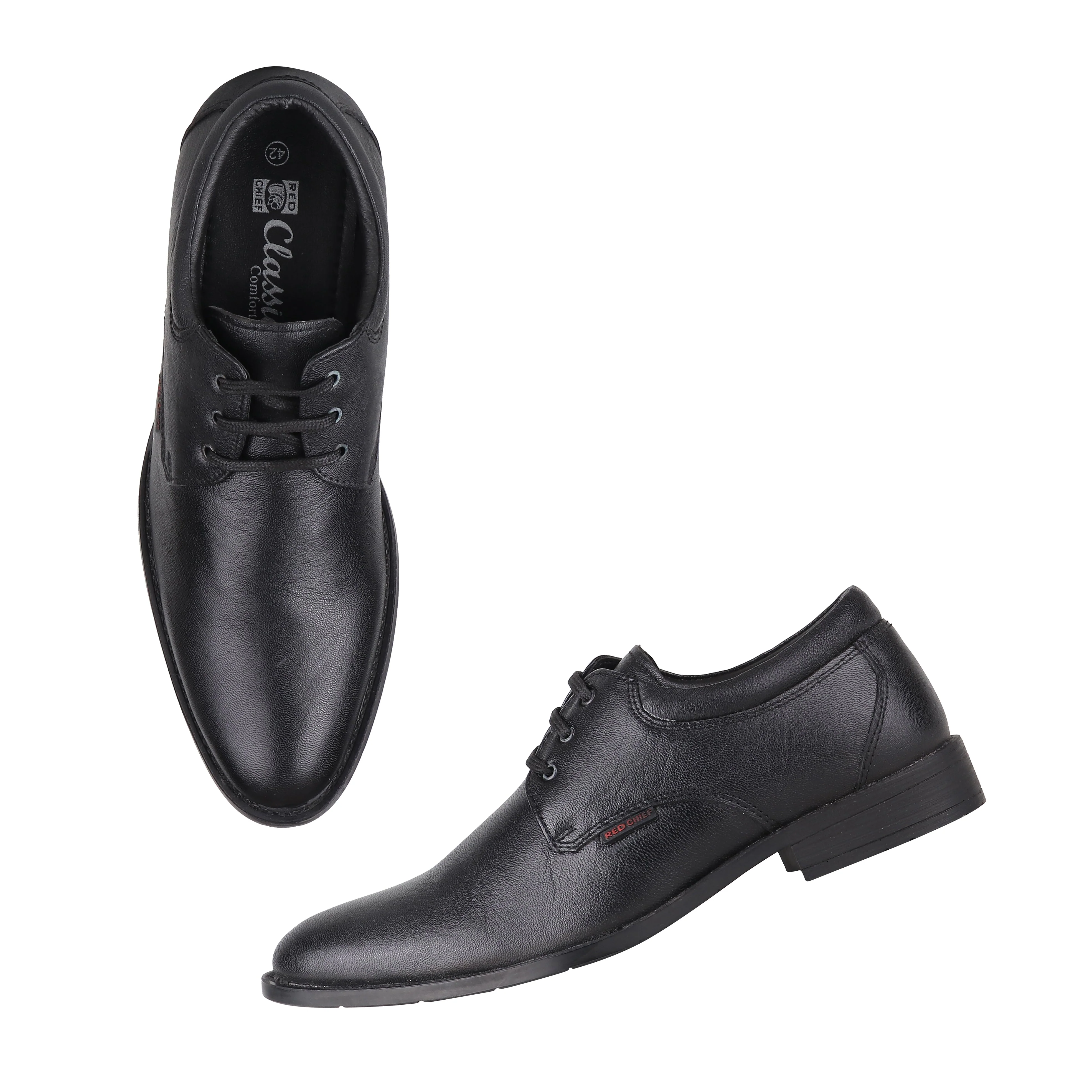 Red Chief Black Formal Shoes for Men RC3436 001 - Image 2