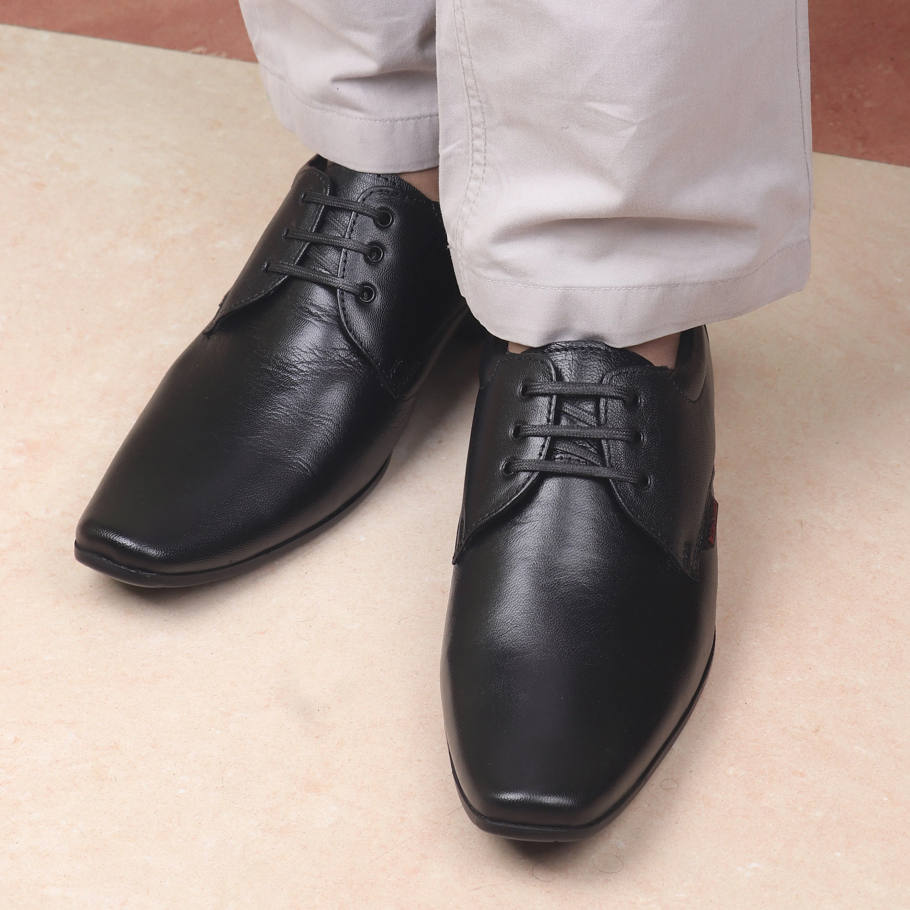 Red Chief Black Formal Shoes for Men RC3436 001 - Image 9