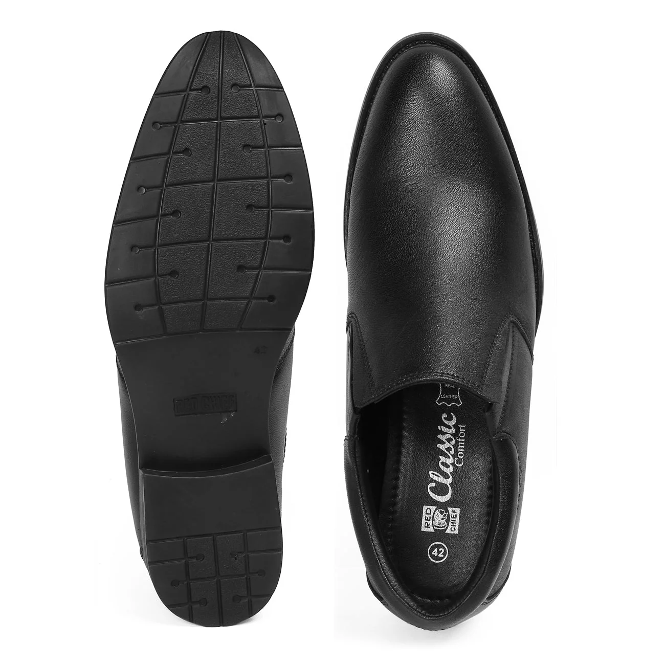 Red Chief Black Formal Shoes for Men RC3437 001 - Image 5