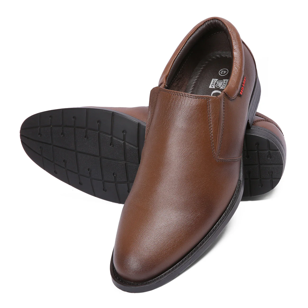 Red Chief Tan Formal Shoes for Men RC3437 006 - Image 7