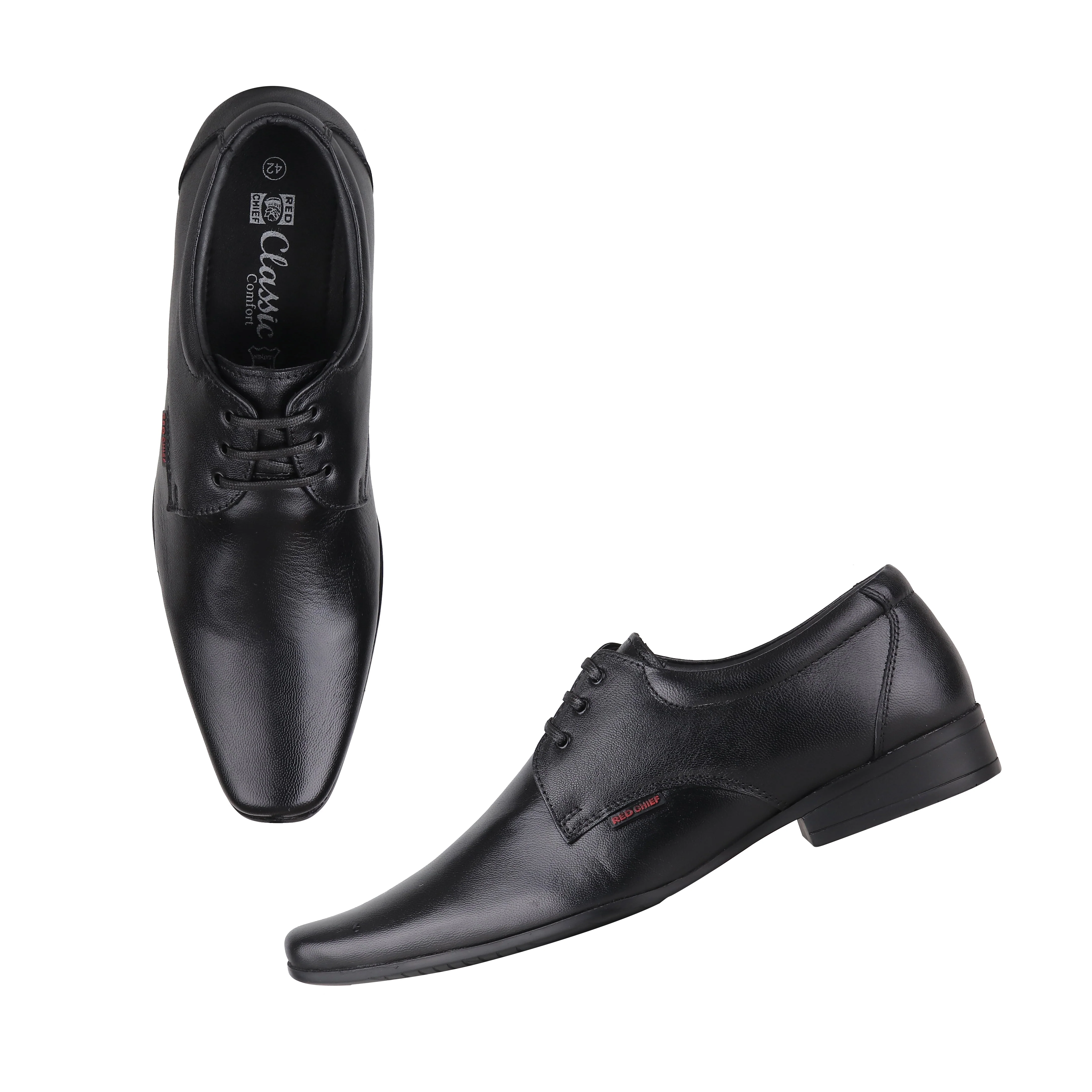Red Chief Black Formal Shoes for Men RC3438 001 - Image 2