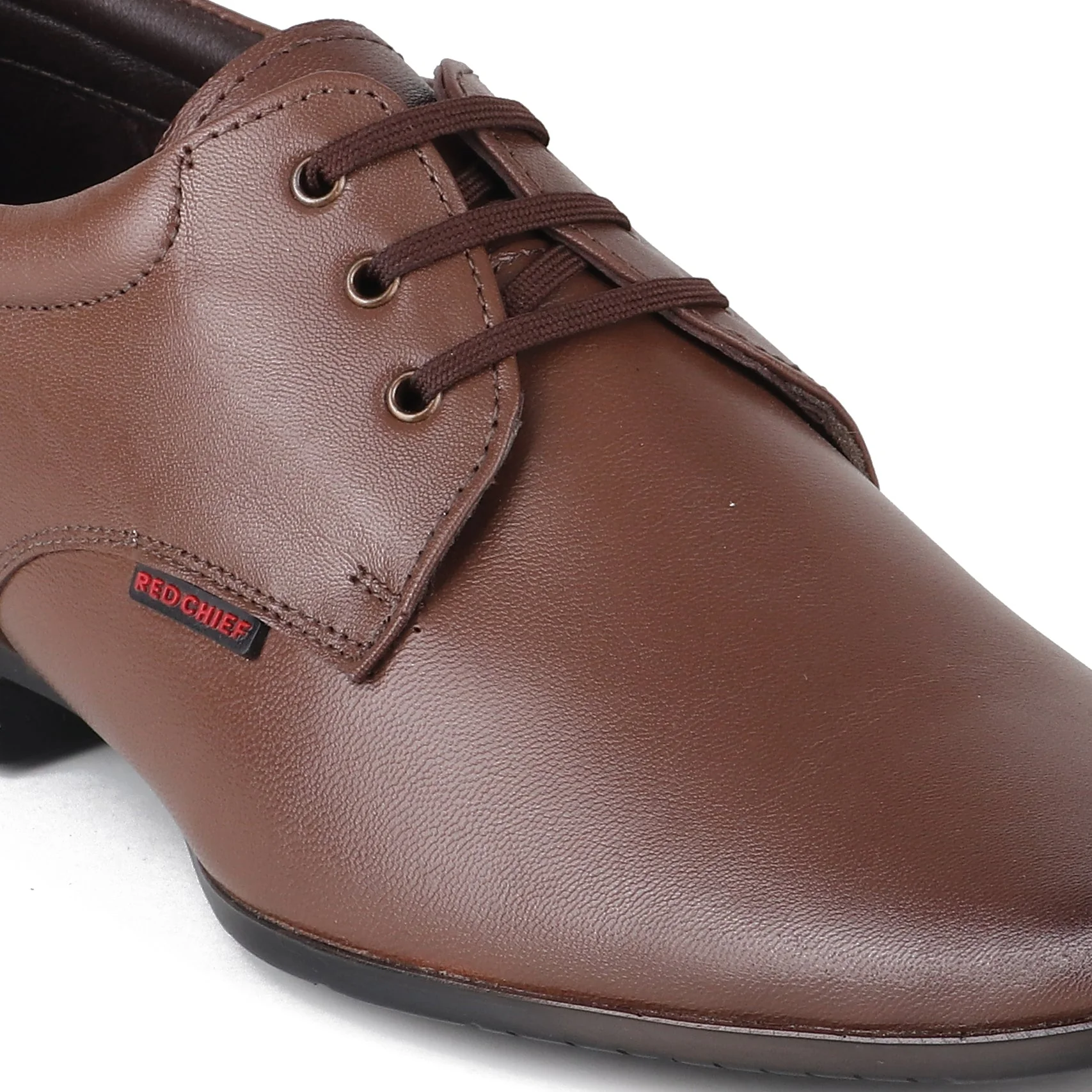 Red Chief Tan Formal Shoes for Men RC3438 006 - Image 7