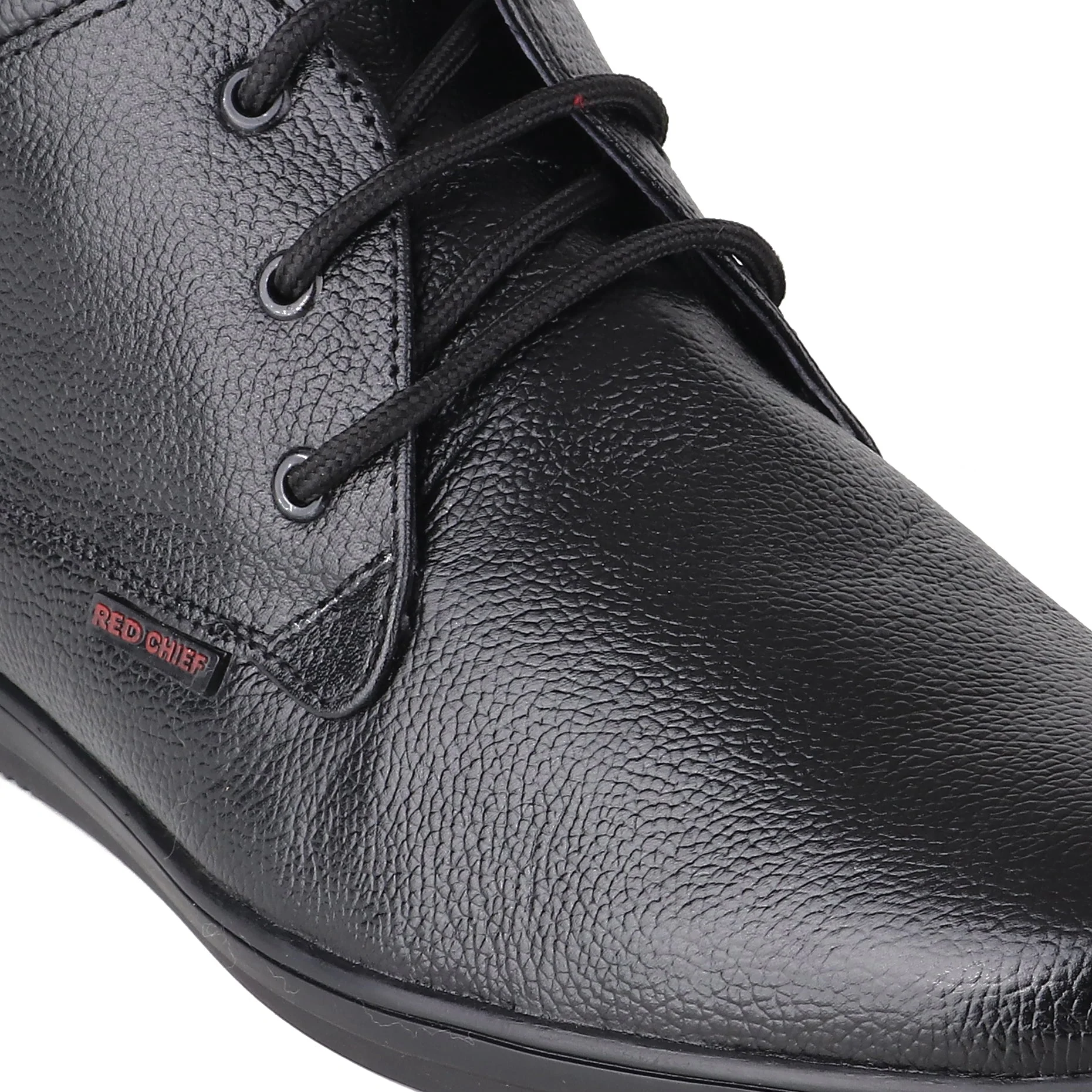 Red Chief Black Formal Shoes for Men RC3467 001 - Image 7