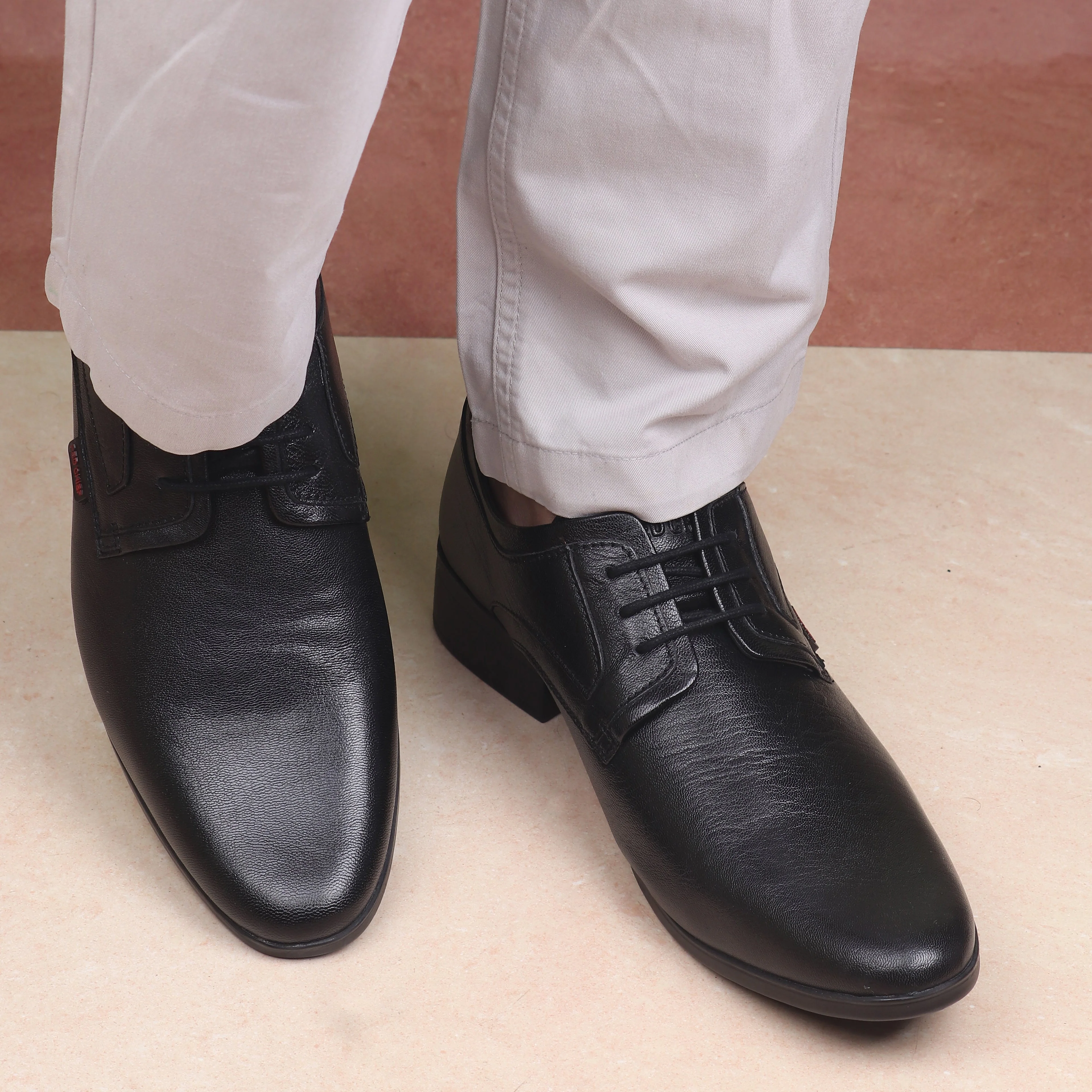 Red Chief Black Formal Shoes for Men RC3496 001 - Image 9