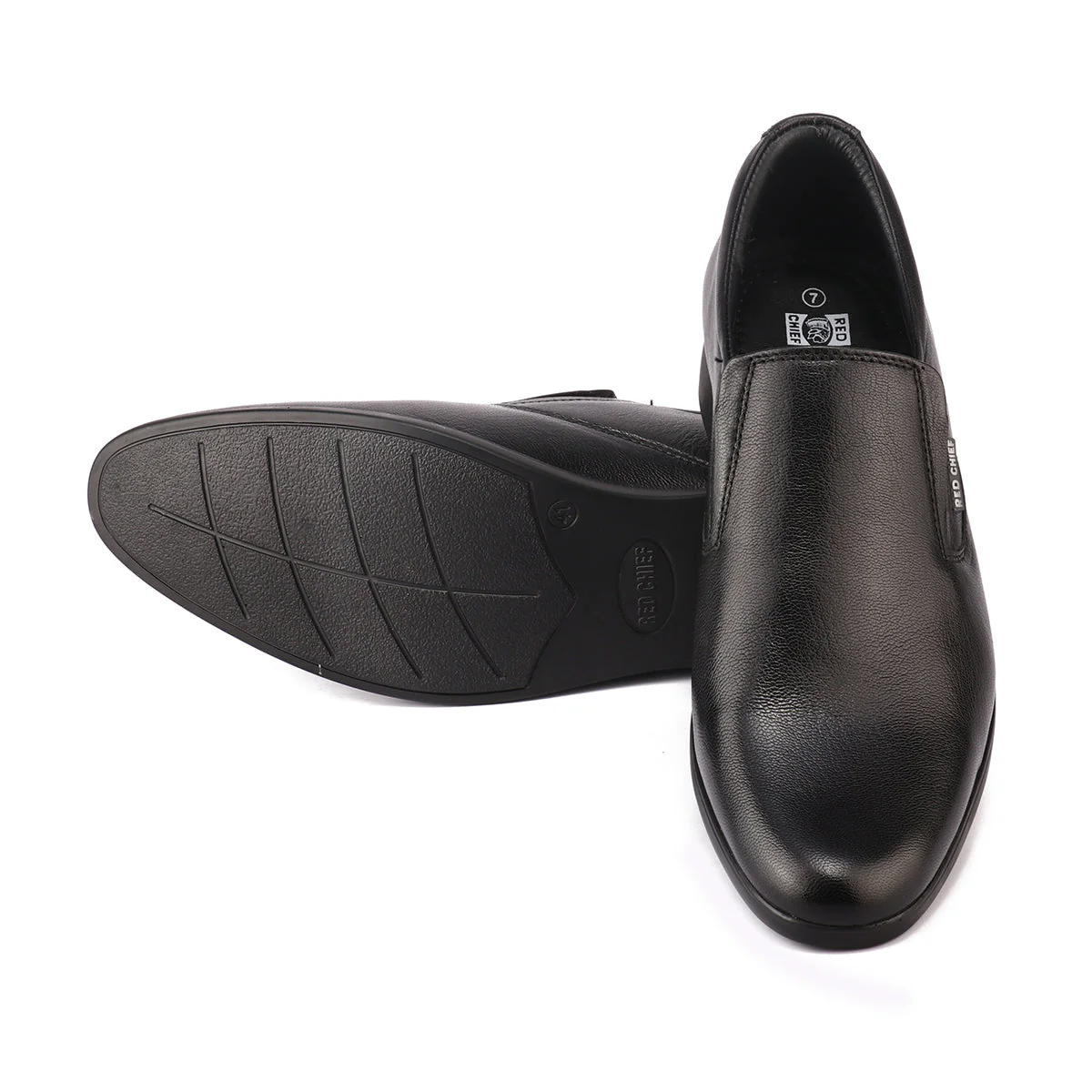 Red Chief Black Formal Shoes for Men RC3497 001 - Image 8