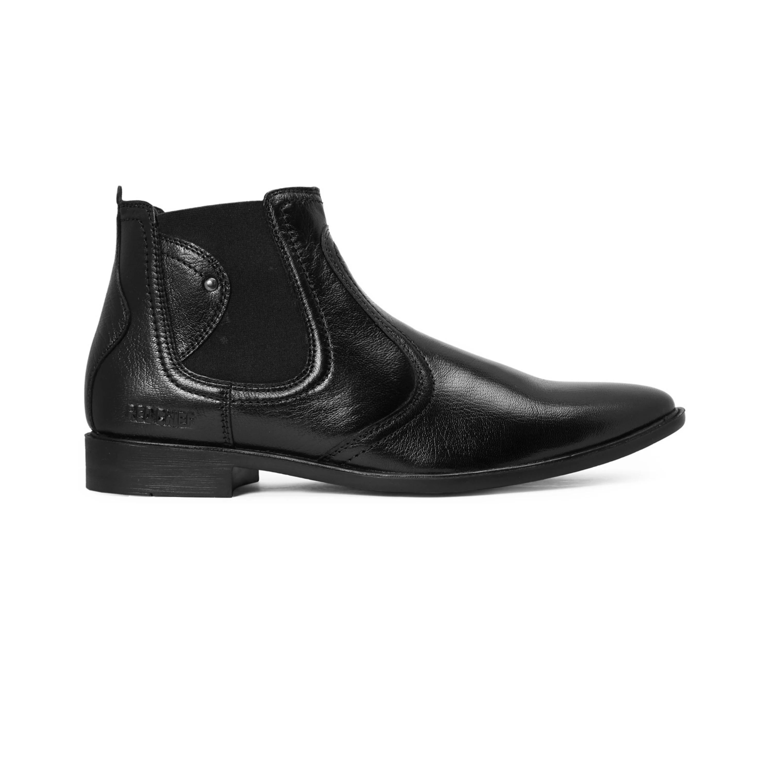 Red Chief Black Formal Chelsea Boot Shoes for Men RC3498 001