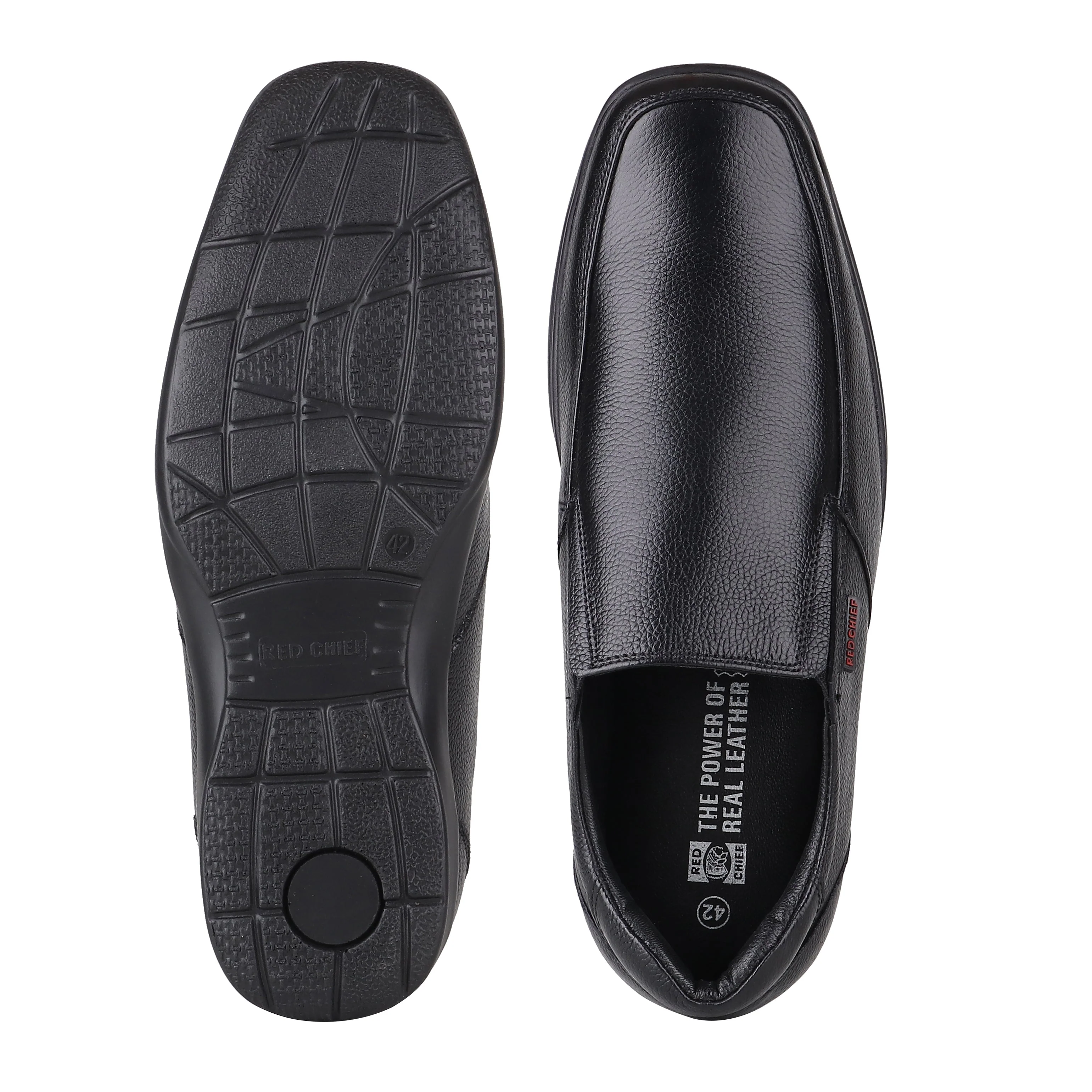 Red Chief Black Formal Shoes for Men RC3500 001 - Image 8