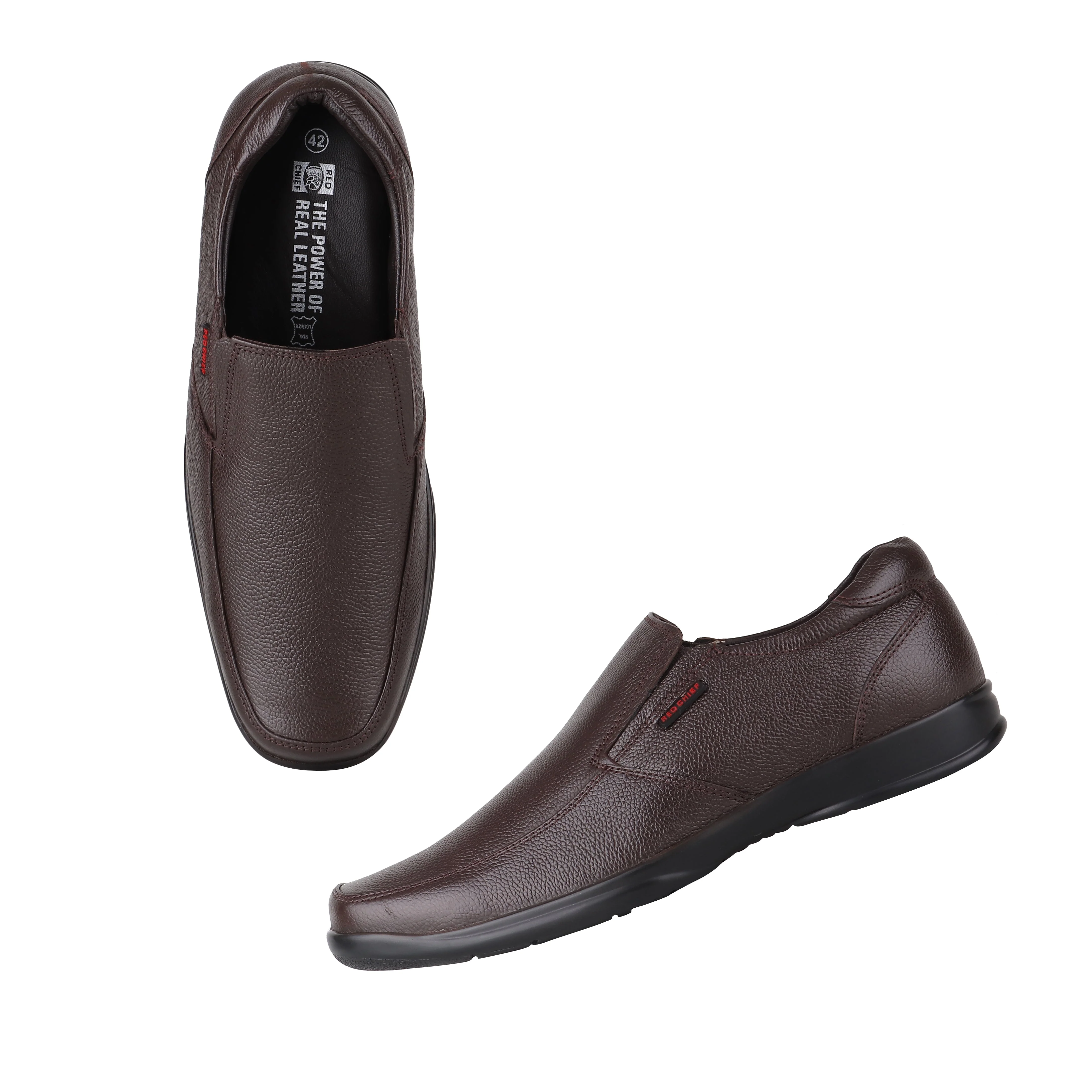 Red Chief Brown Formal Shoes for Men RC3500 003 - Image 2
