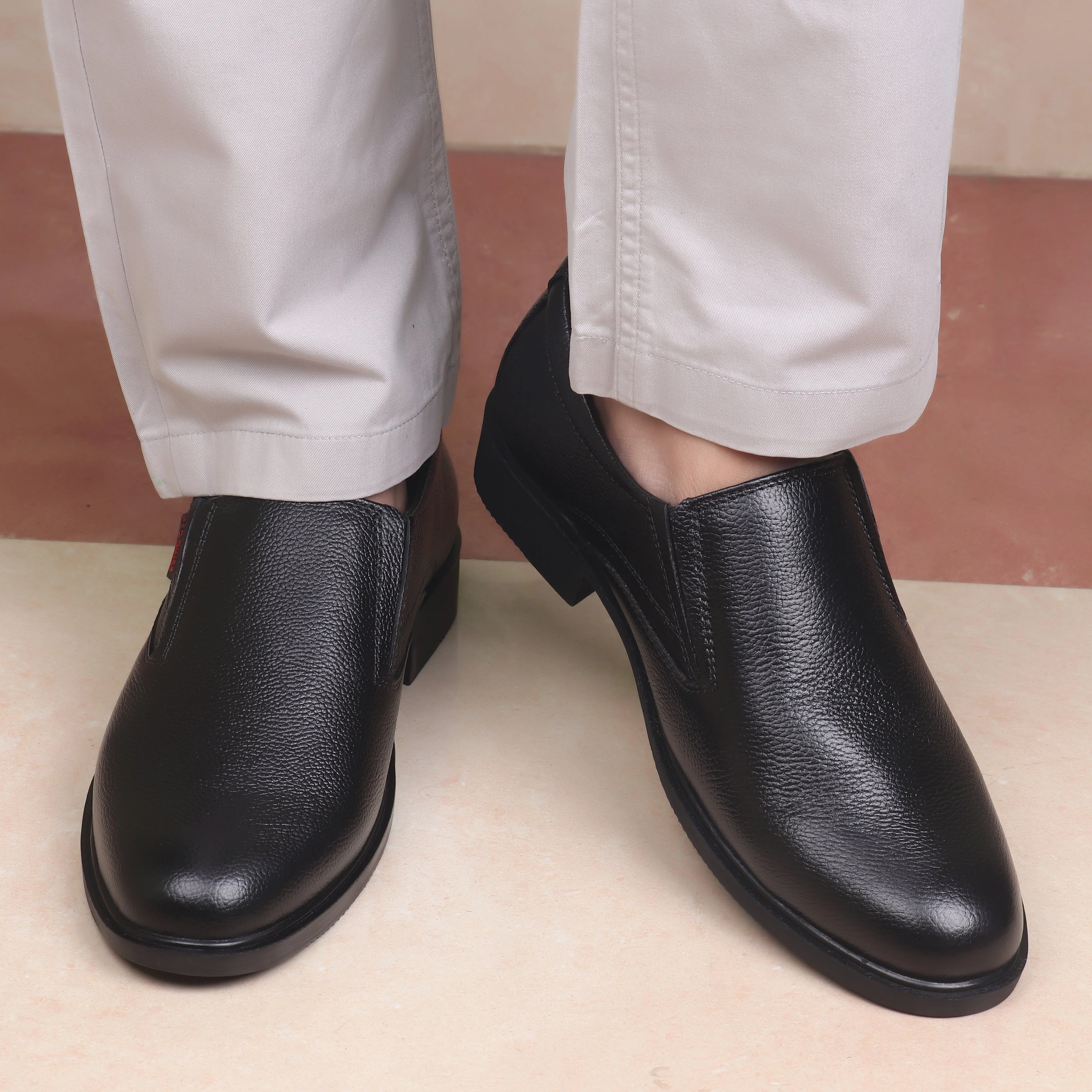 Red Chief Black Formal Shoes for Men RC3502 001 - Image 9