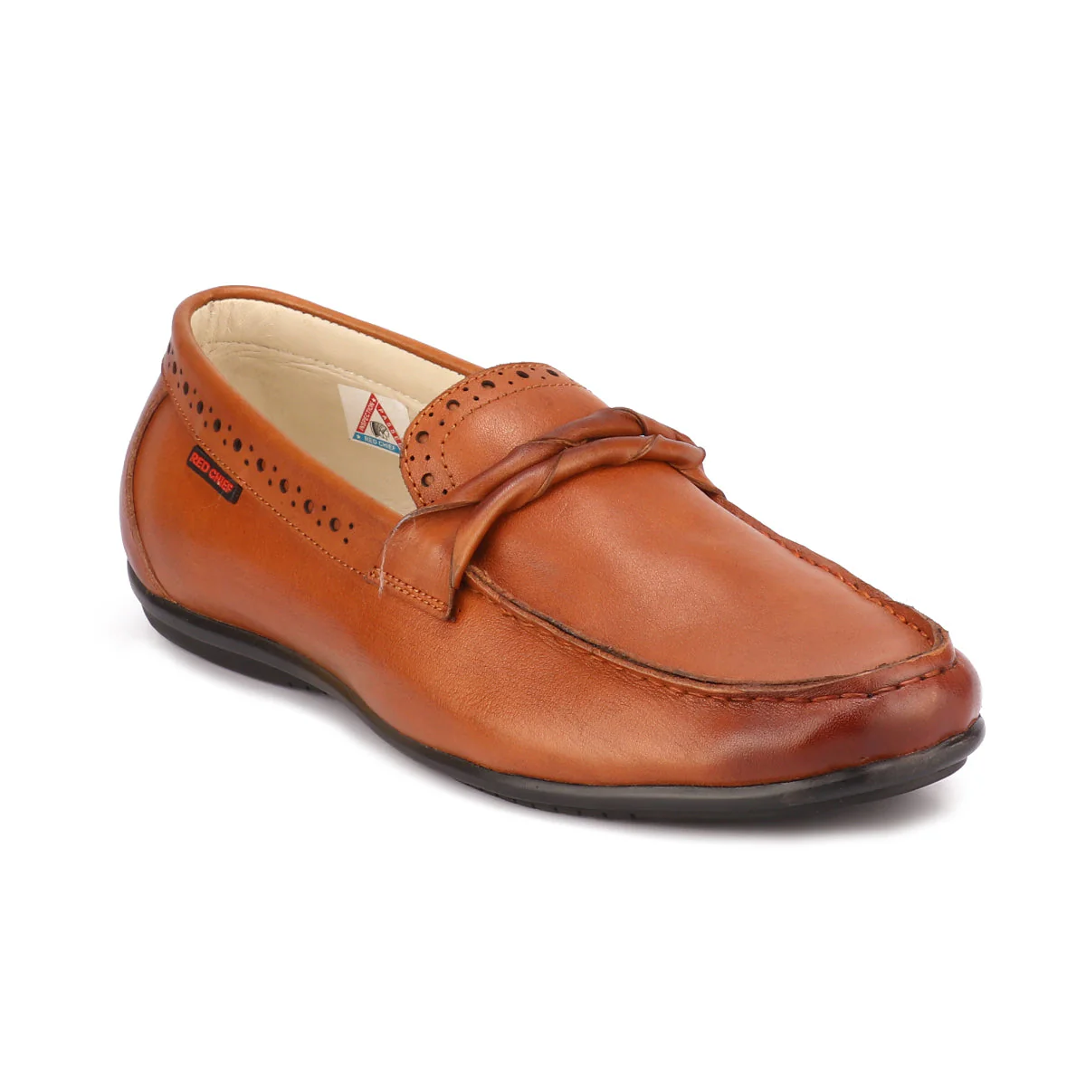 Red Chief Tan Formal Loafer Shoes for Men RC3616 006 - Image 2