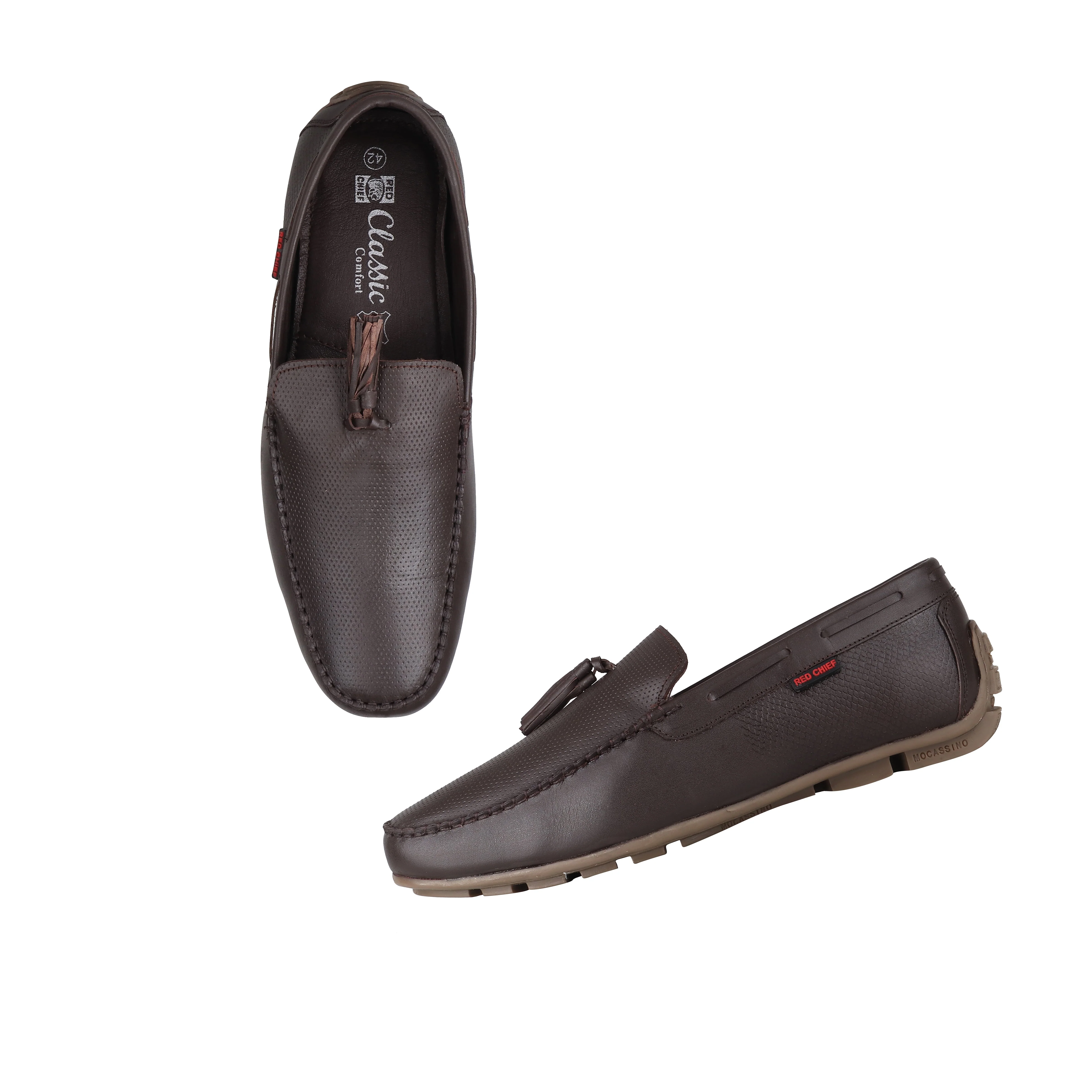 Red Chief Brown Formal Loafer Shoes for Men RC3617 003 - Image 3