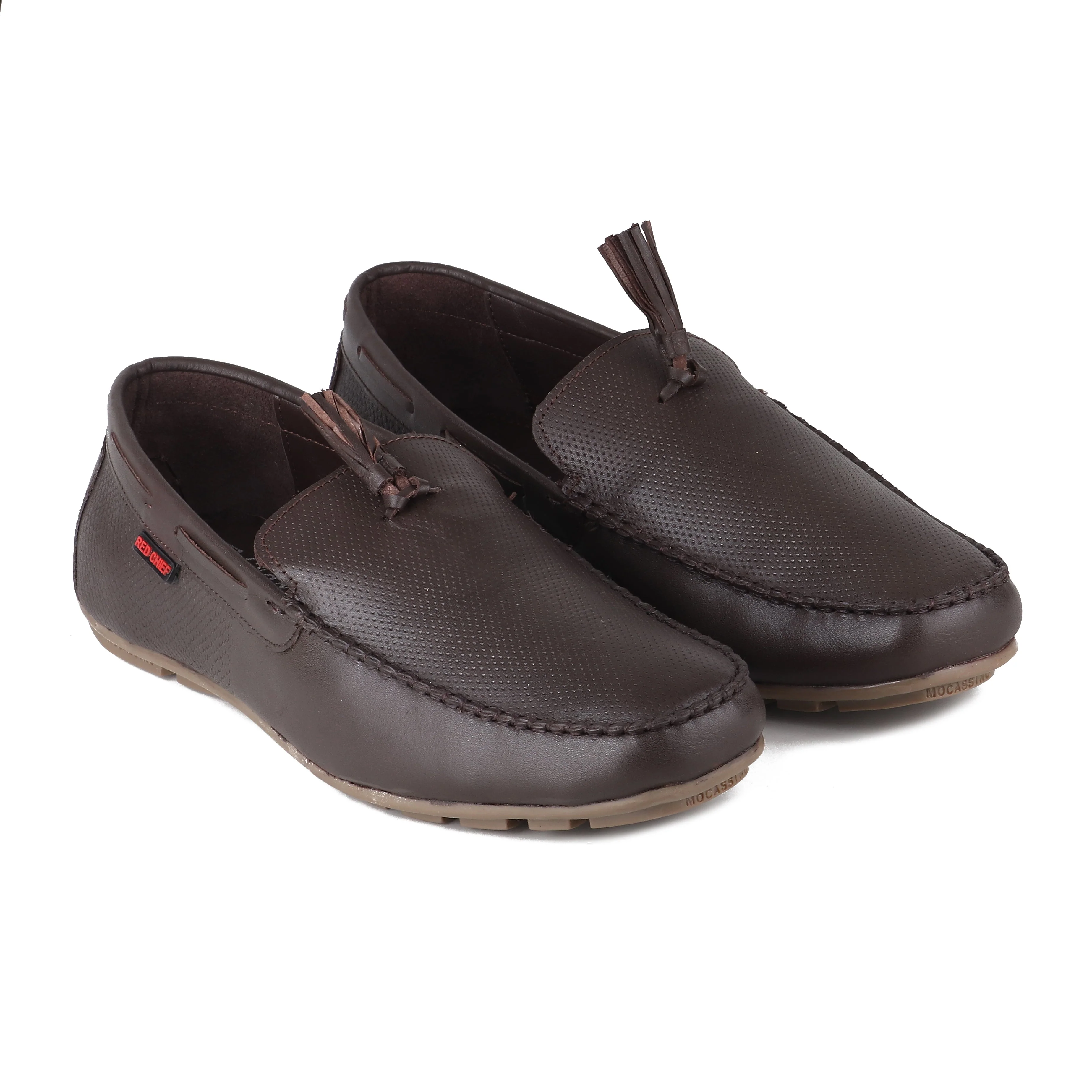 Red Chief Brown Formal Loafer Shoes for Men RC3617 003 - Image 5