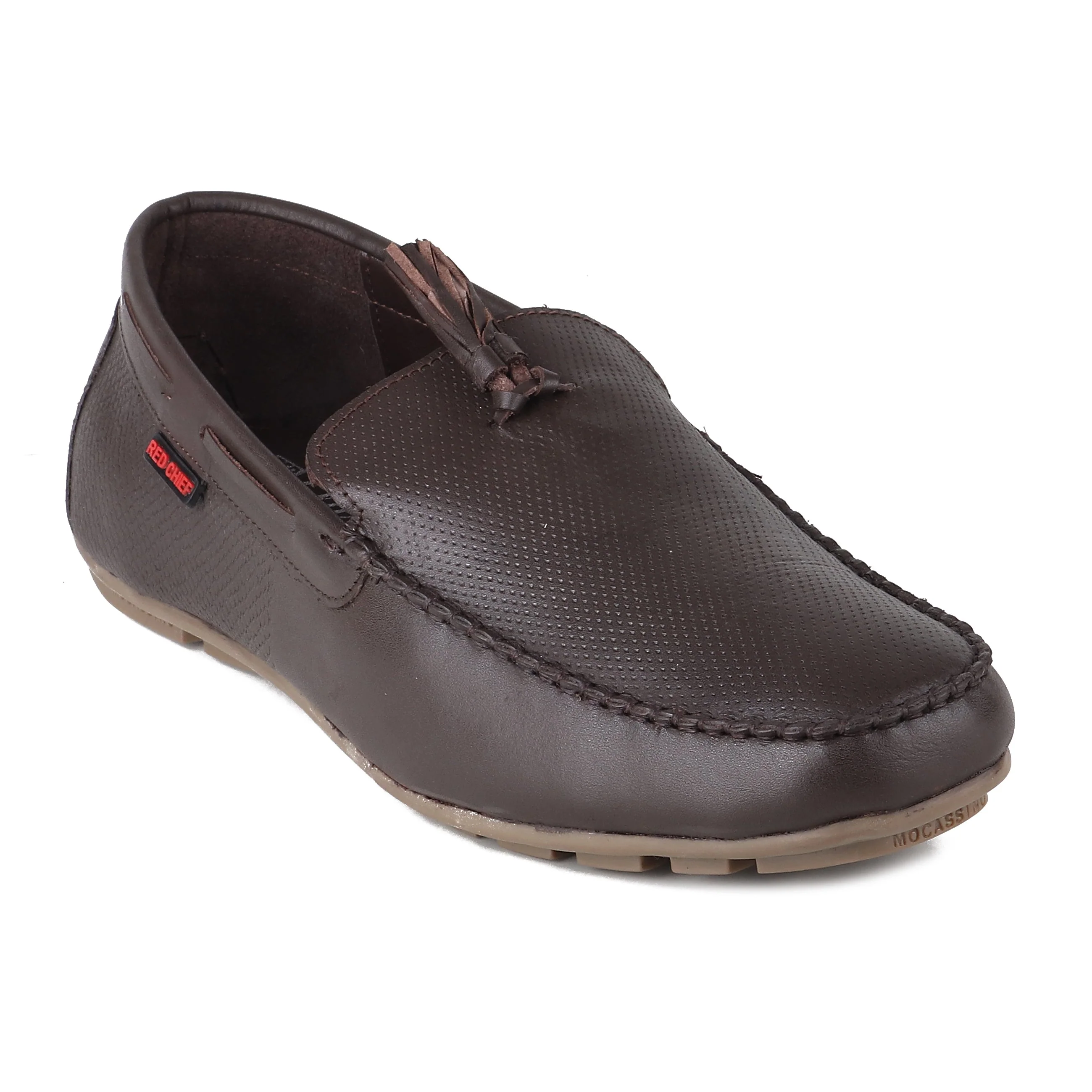 Red Chief Brown Formal Loafer Shoes for Men RC3617 003 - Image 7