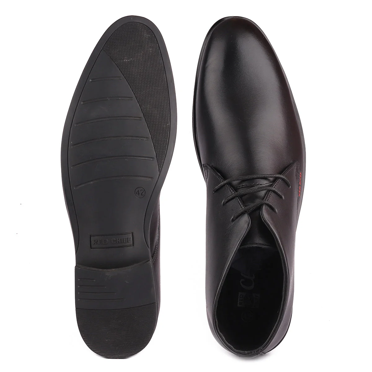 Red Chief Black Formal Shoes for Men RC3748 001 - Image 8