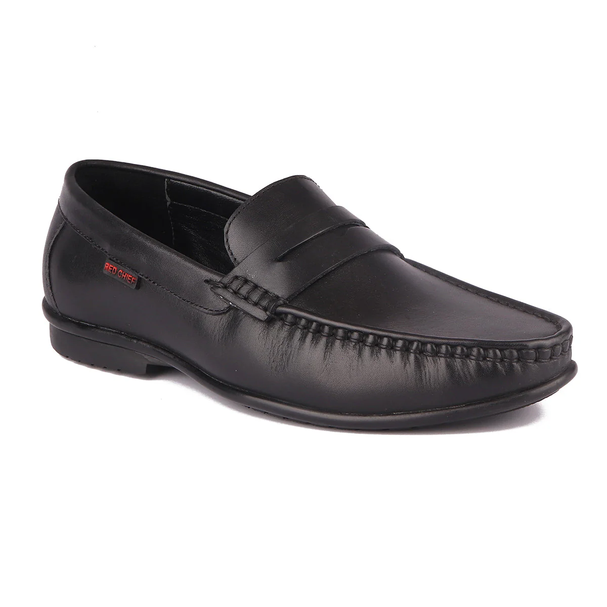 Red Chief Black Formal Loafer Shoes for Men RC3749 001 - Image 3