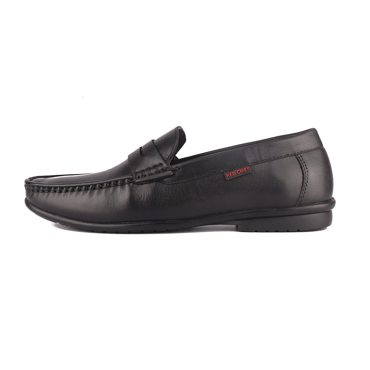 Red Chief Black Formal Loafer Shoes for Men RC3749 001 - Image 5