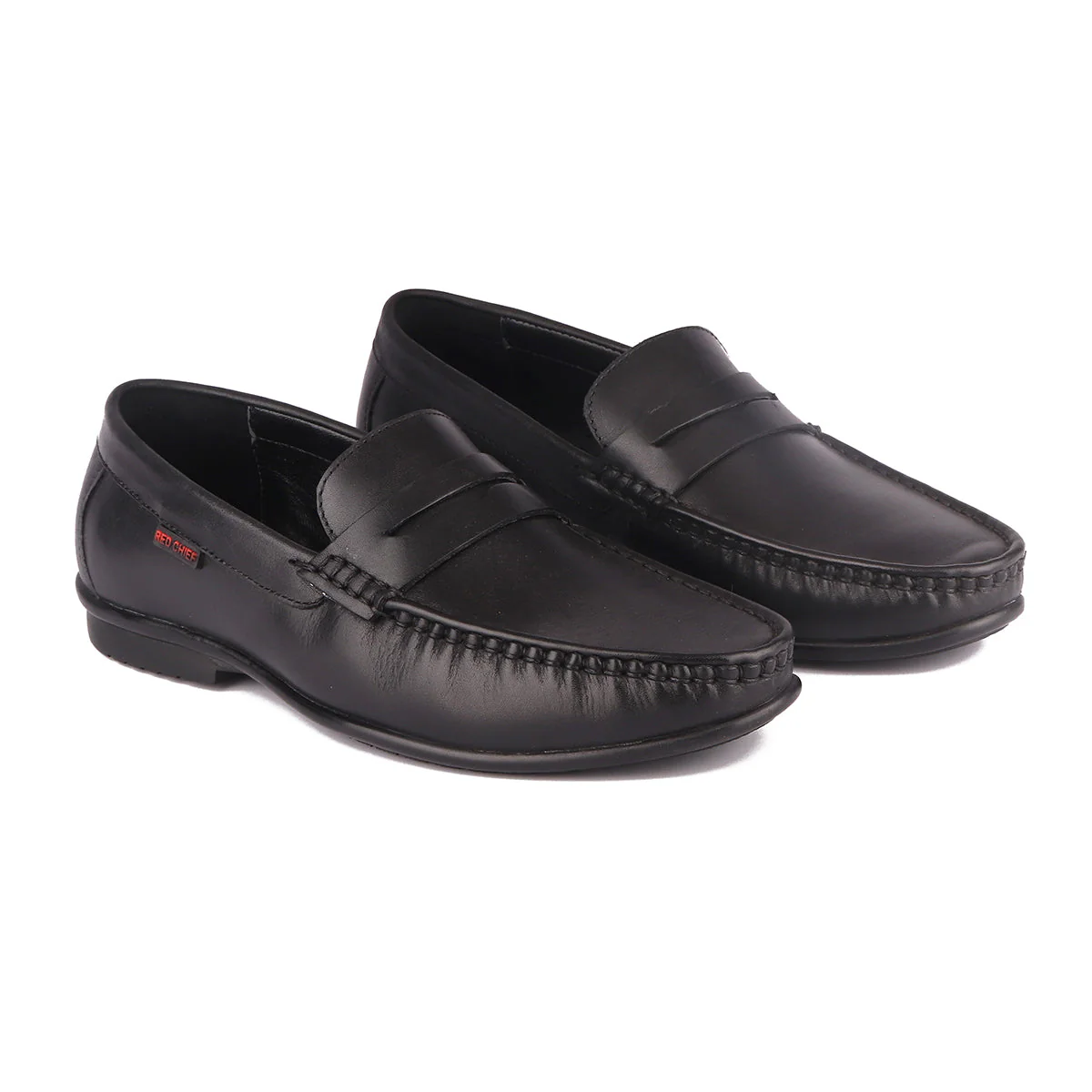 Red Chief Black Formal Loafer Shoes for Men RC3749 001 - Image 6