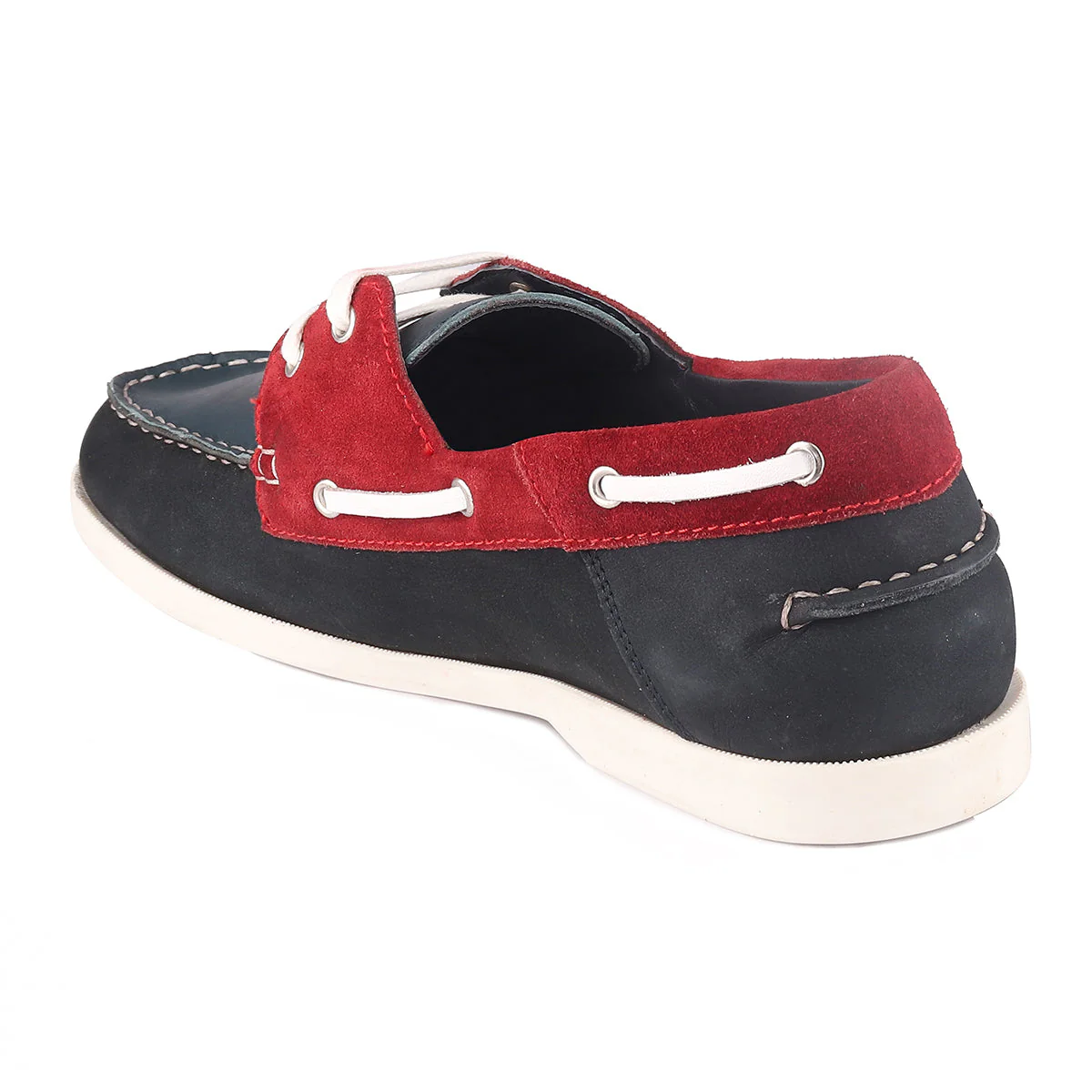 Red Chief Blue & Red Casual Boat Shoes for Men RC3800 181 - Image 5