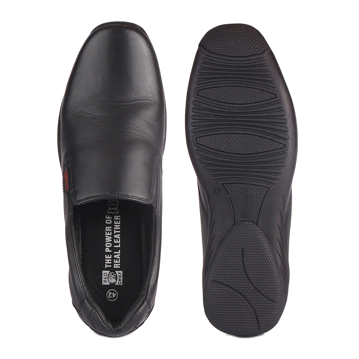 Red Chief Black Formal Shoes for Men RC3812 001 - Image 8