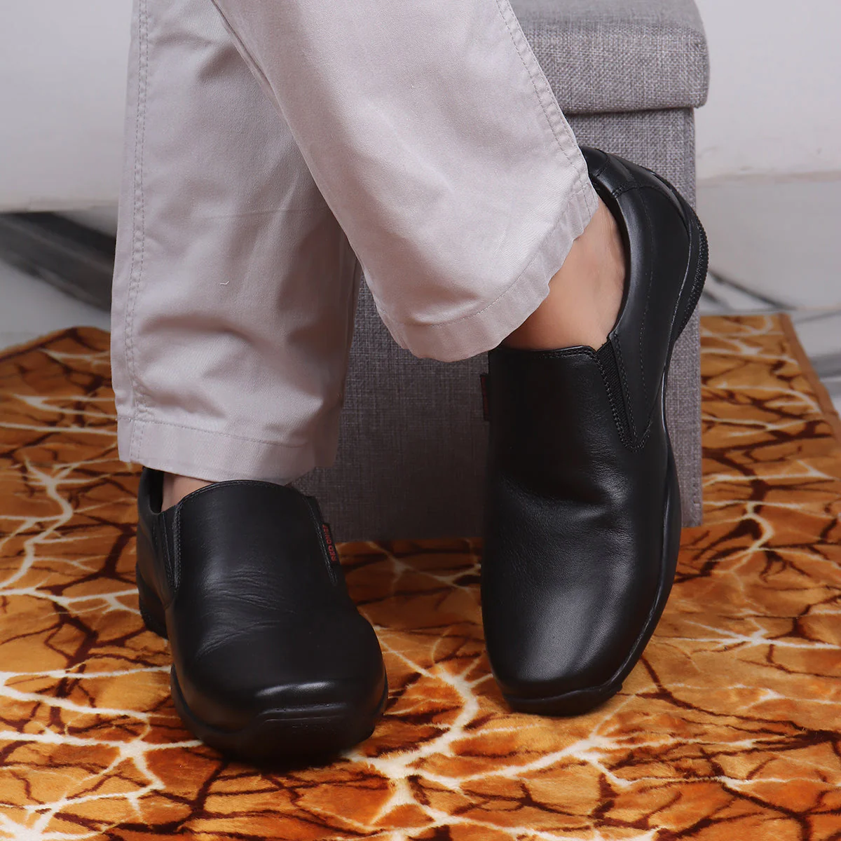 Red Chief Black Formal Shoes for Men RC3812 001 - Image 9