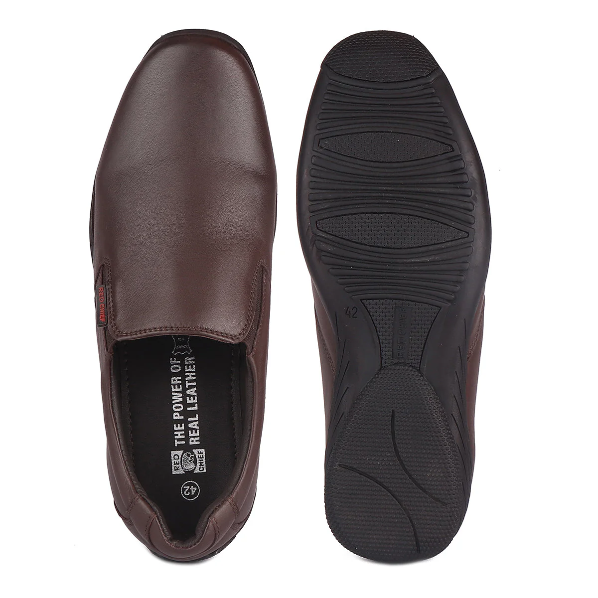 Red Chief Brown Formal Shoes for Men RC3812 003 - Image 8