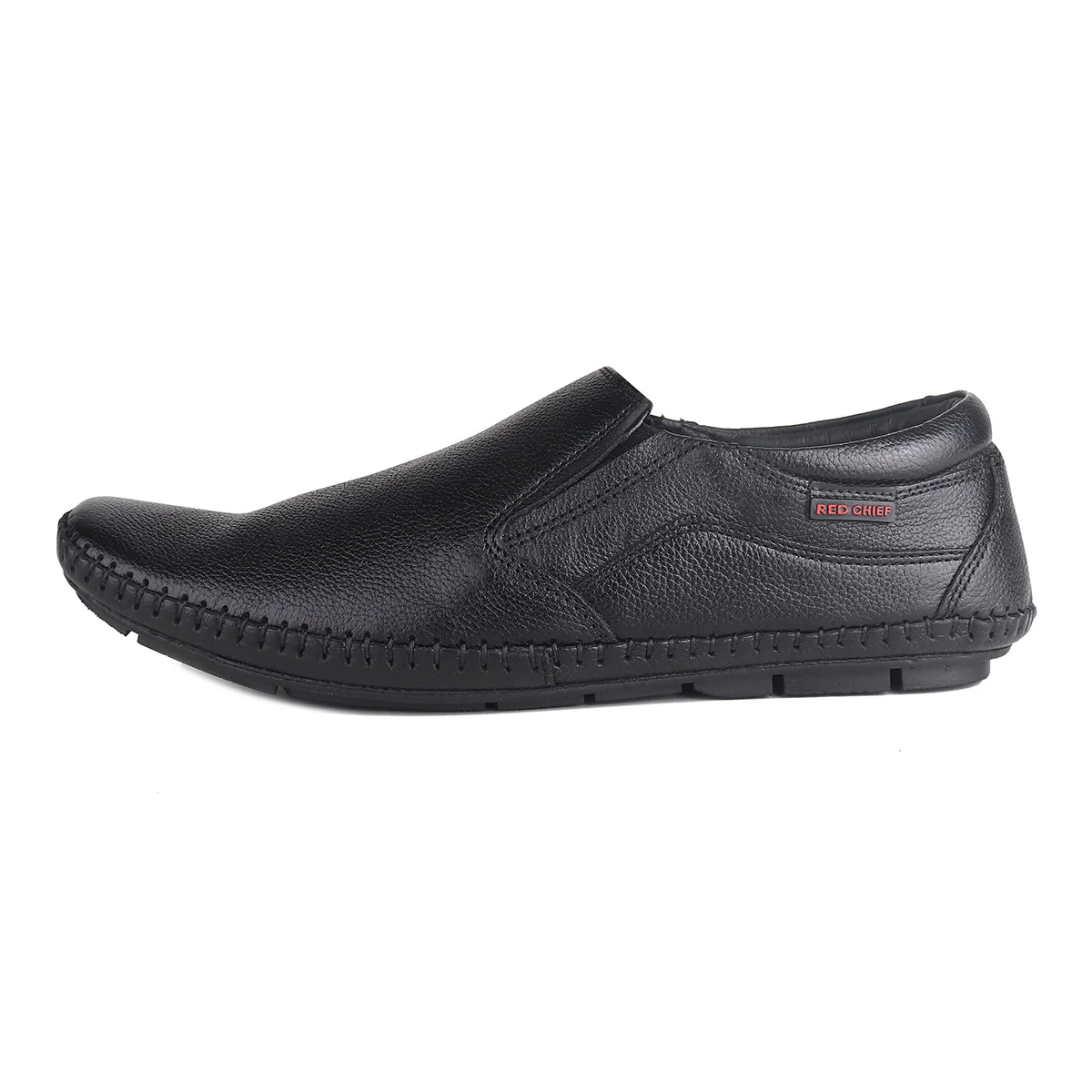Red Chief Black Formal Shoes for Men RC3817 001 - Image 3