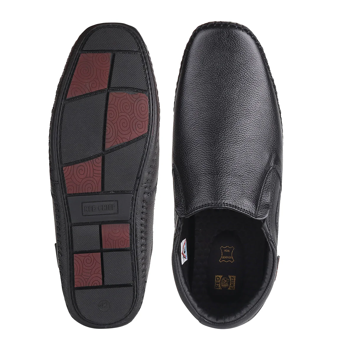 Red Chief Black Formal Shoes for Men RC3817 001 - Image 8