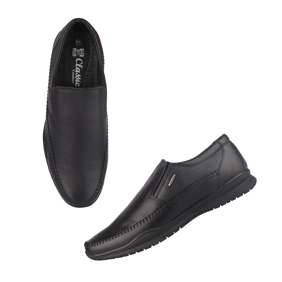 Red Chief Black Formal Shoes for Men RC3836 001 - Image 2