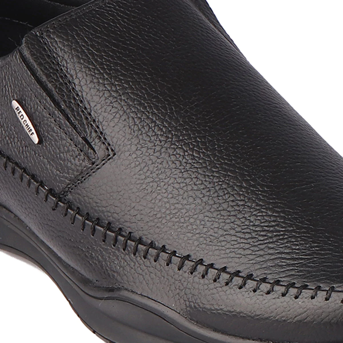 Red Chief Black Formal Shoes for Men RC3836 001 - Image 7