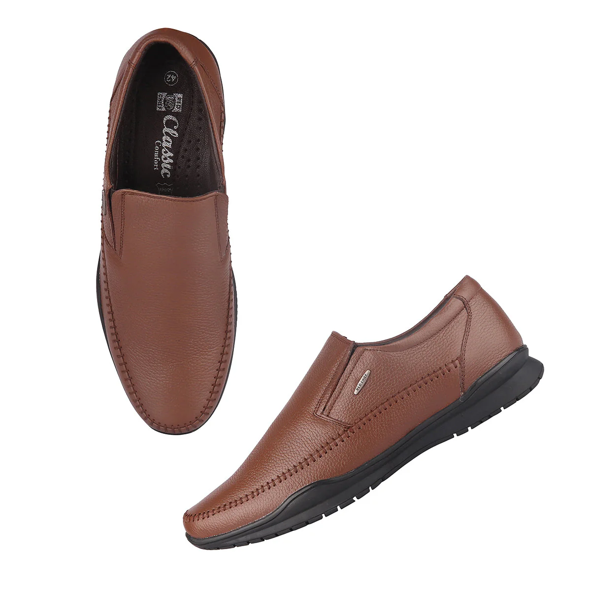 Red Chief Tan Formal Shoes for Men RC3836 006 - Image 2