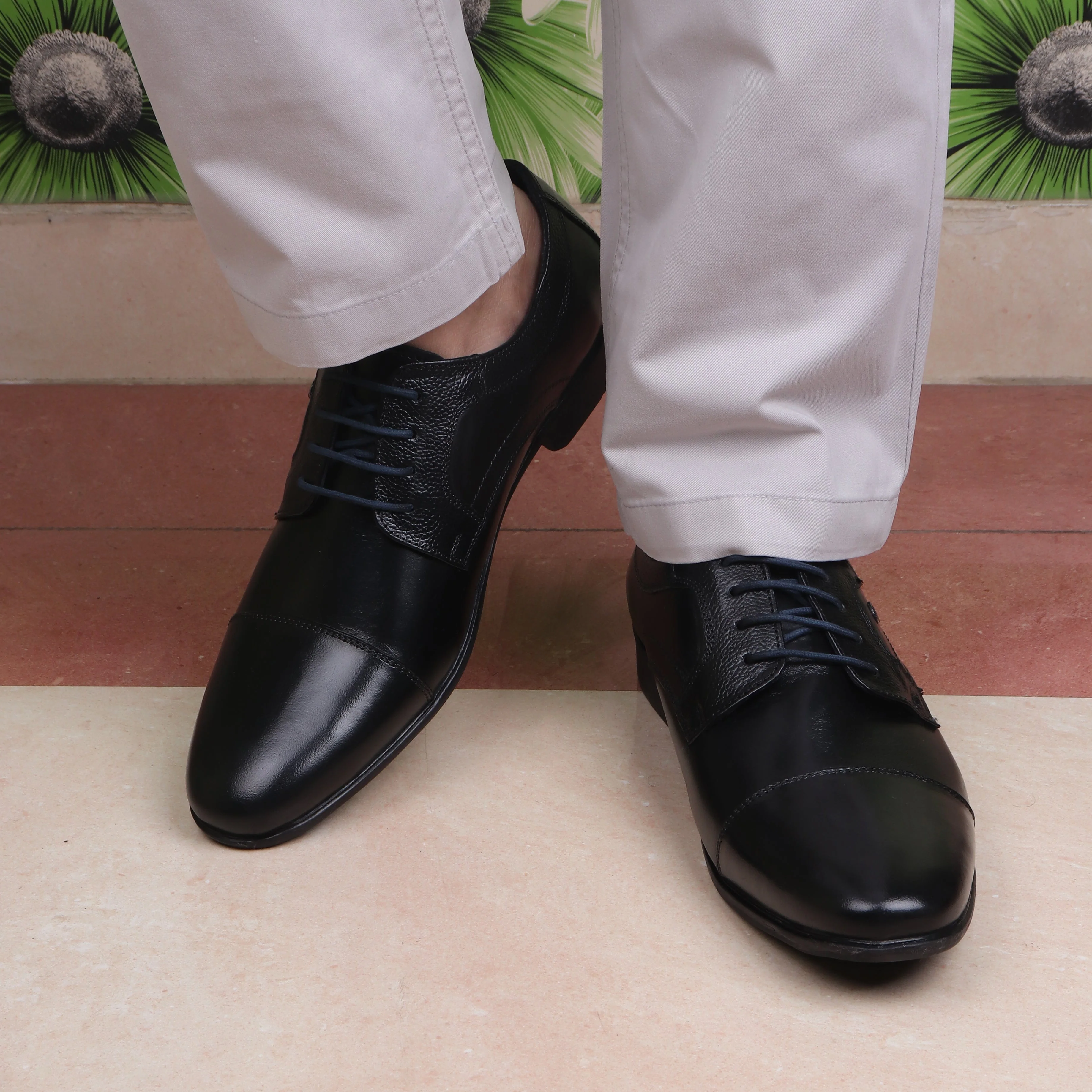 Red Chief Black Formal Shoes for Men RC3873 001 - Image 8