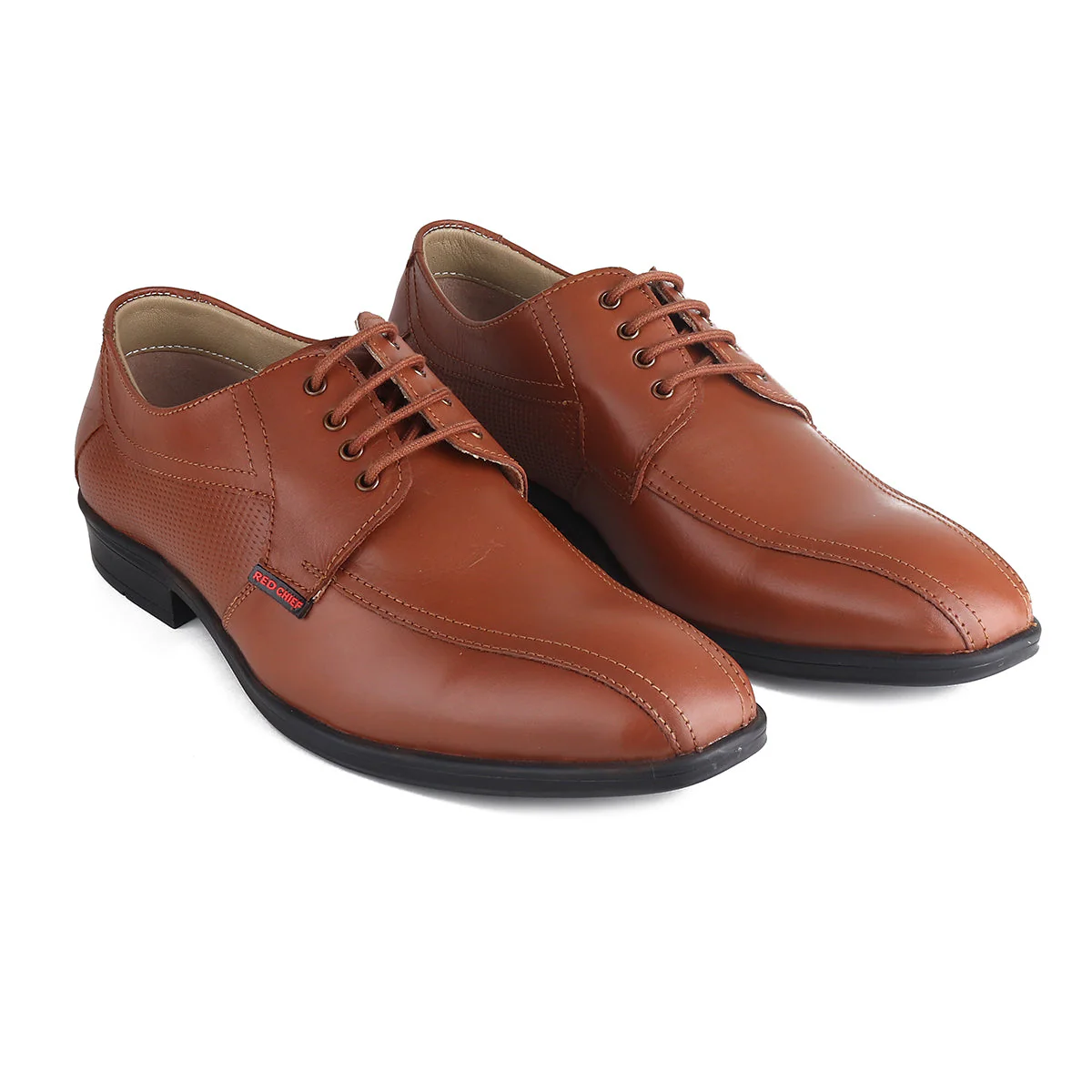 Red Chief Tan Formal Shoes for Men RC3878 006 - Image 4