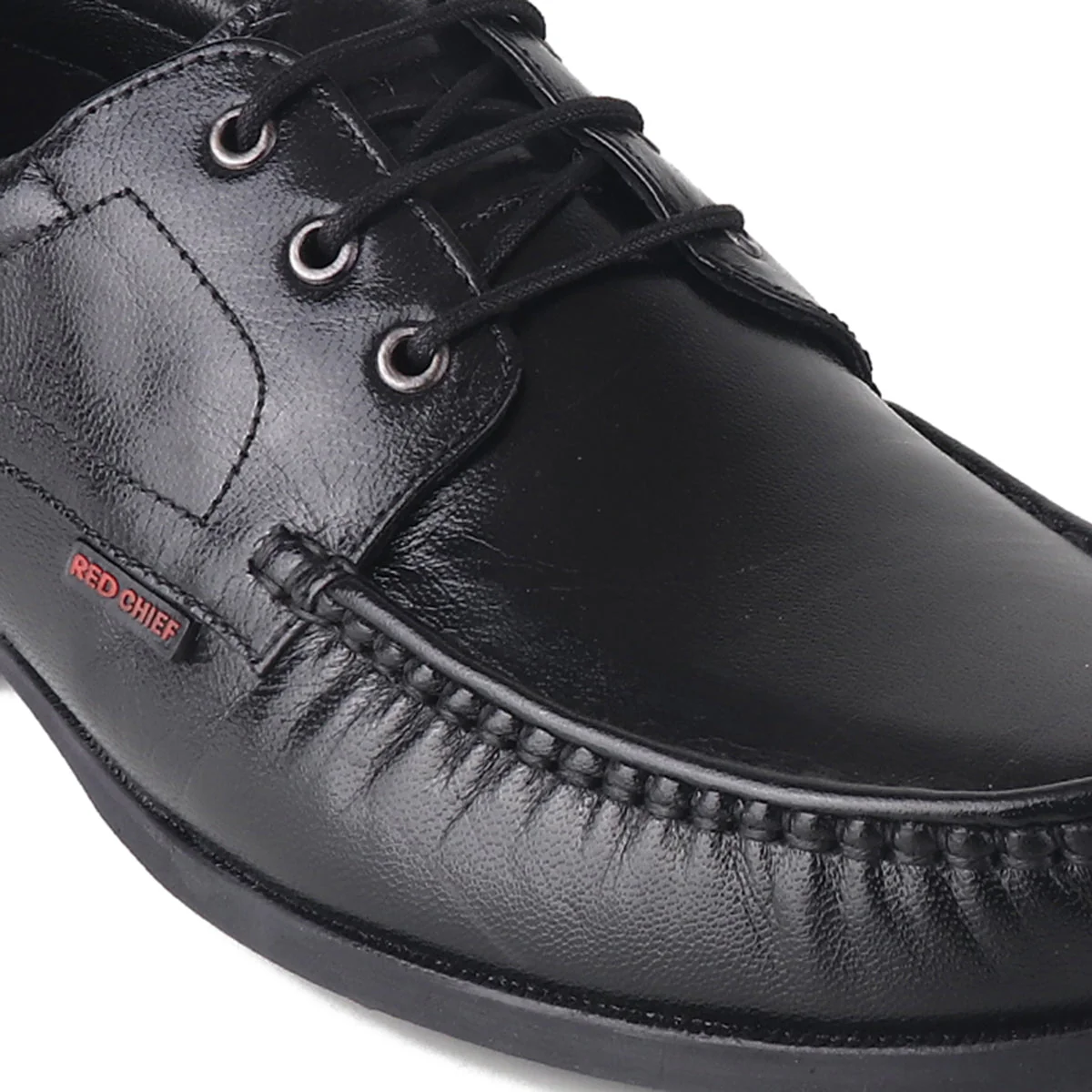 Red Chief Black Formal Shoes for Men RC3884 001 - Image 7