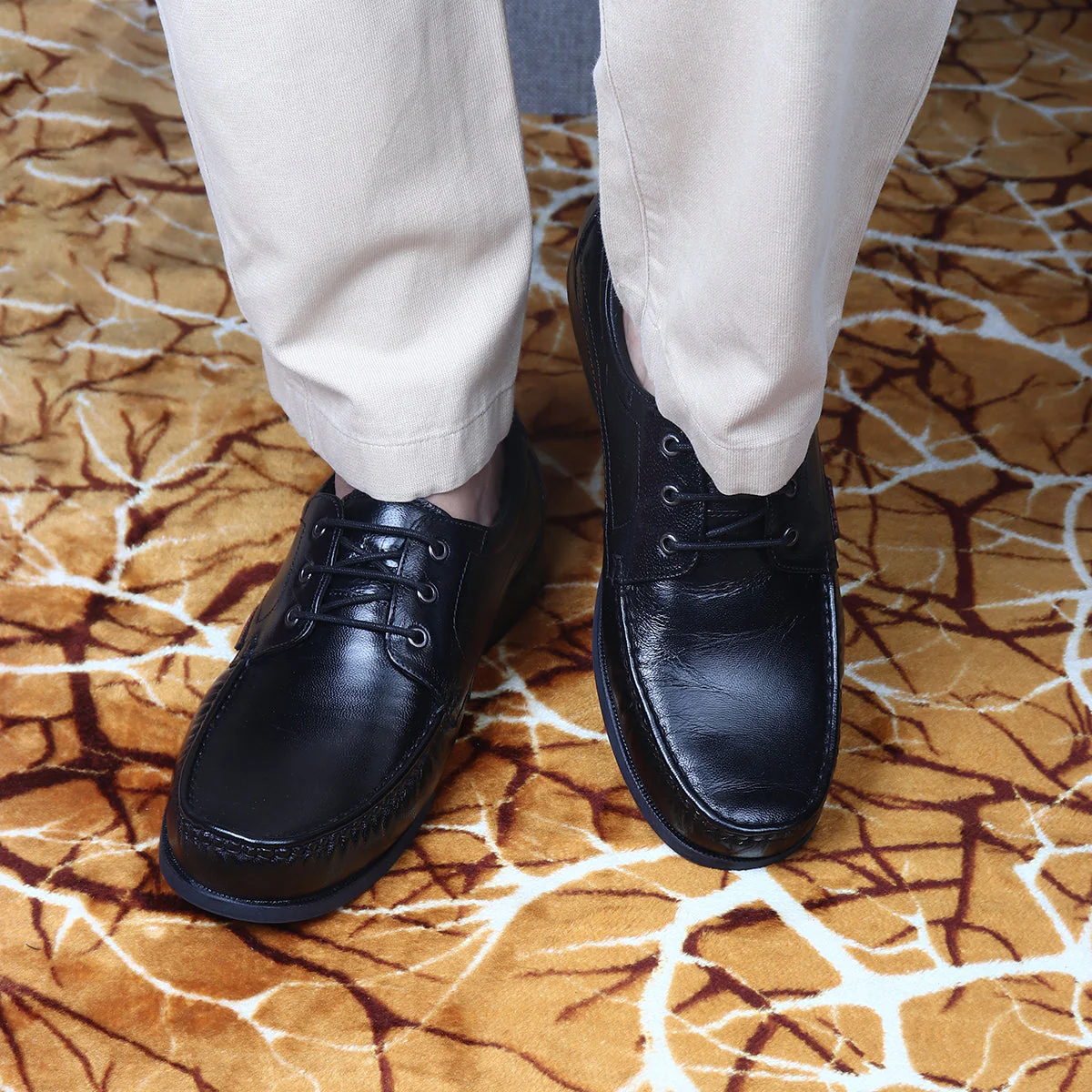 Red Chief Black Formal Shoes for Men RC3884 001 - Image 9