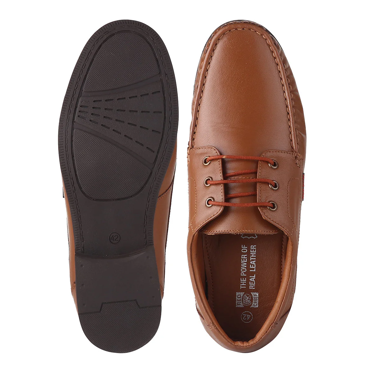 Red Chief Reddish Tan Formal Shoes for Men RC3884 R006 - Image 8
