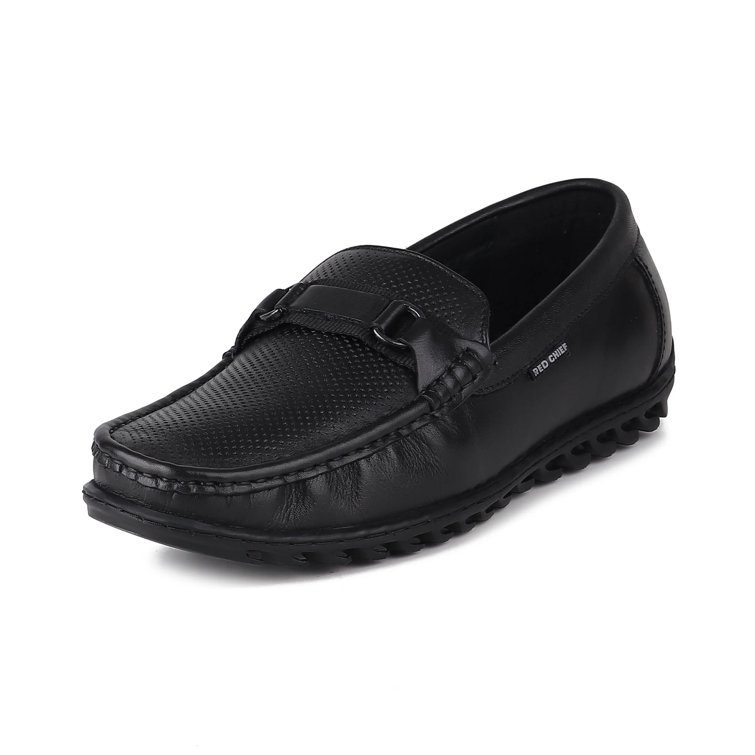 Red Chief Black Formal Loafer Shoes for Men RC3930 001 - Image 4